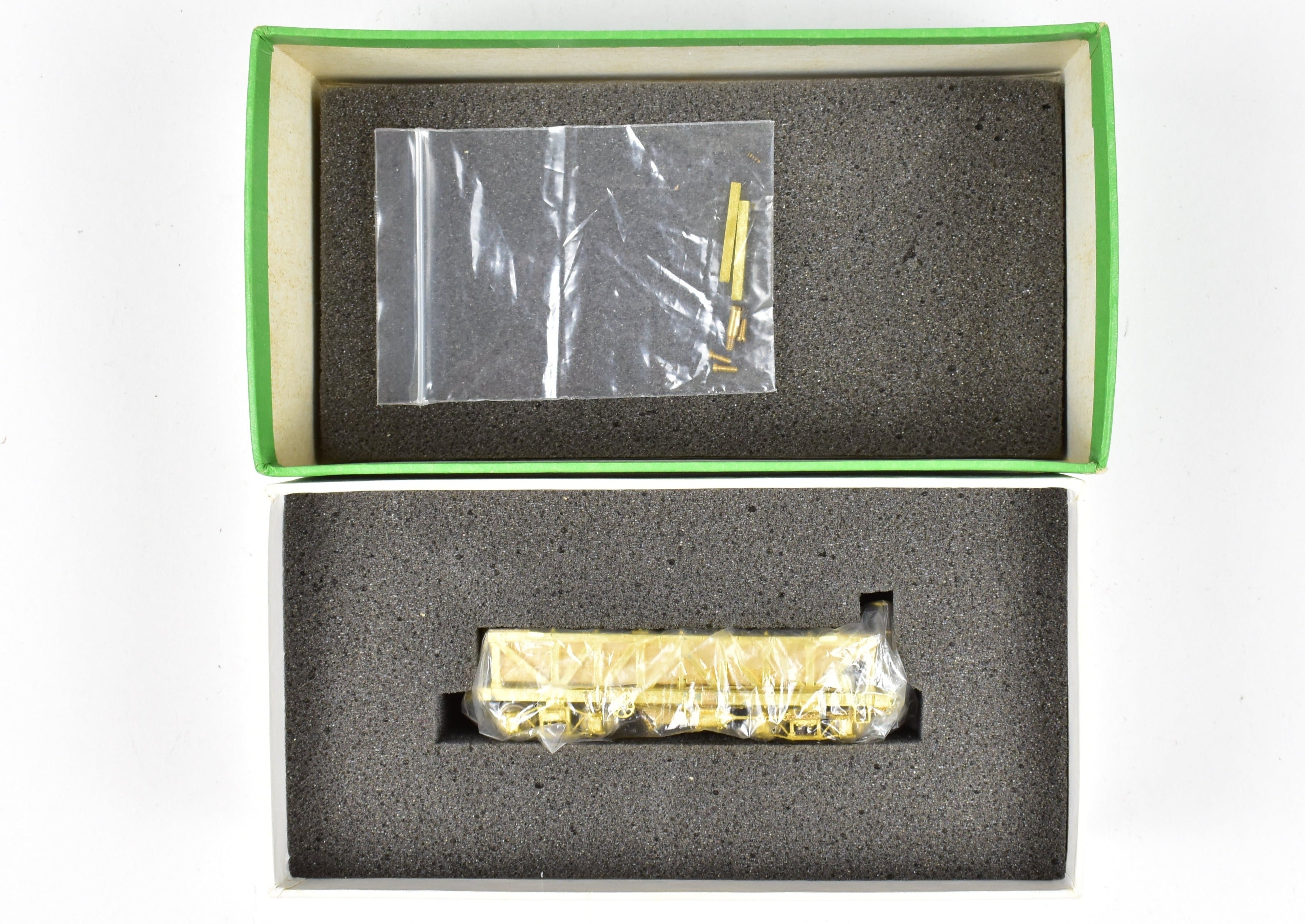 HOn3 Scale Brass Rock Car by OMI - Overland Models, Inc. Featuring Sprung Trucks for Various Roads