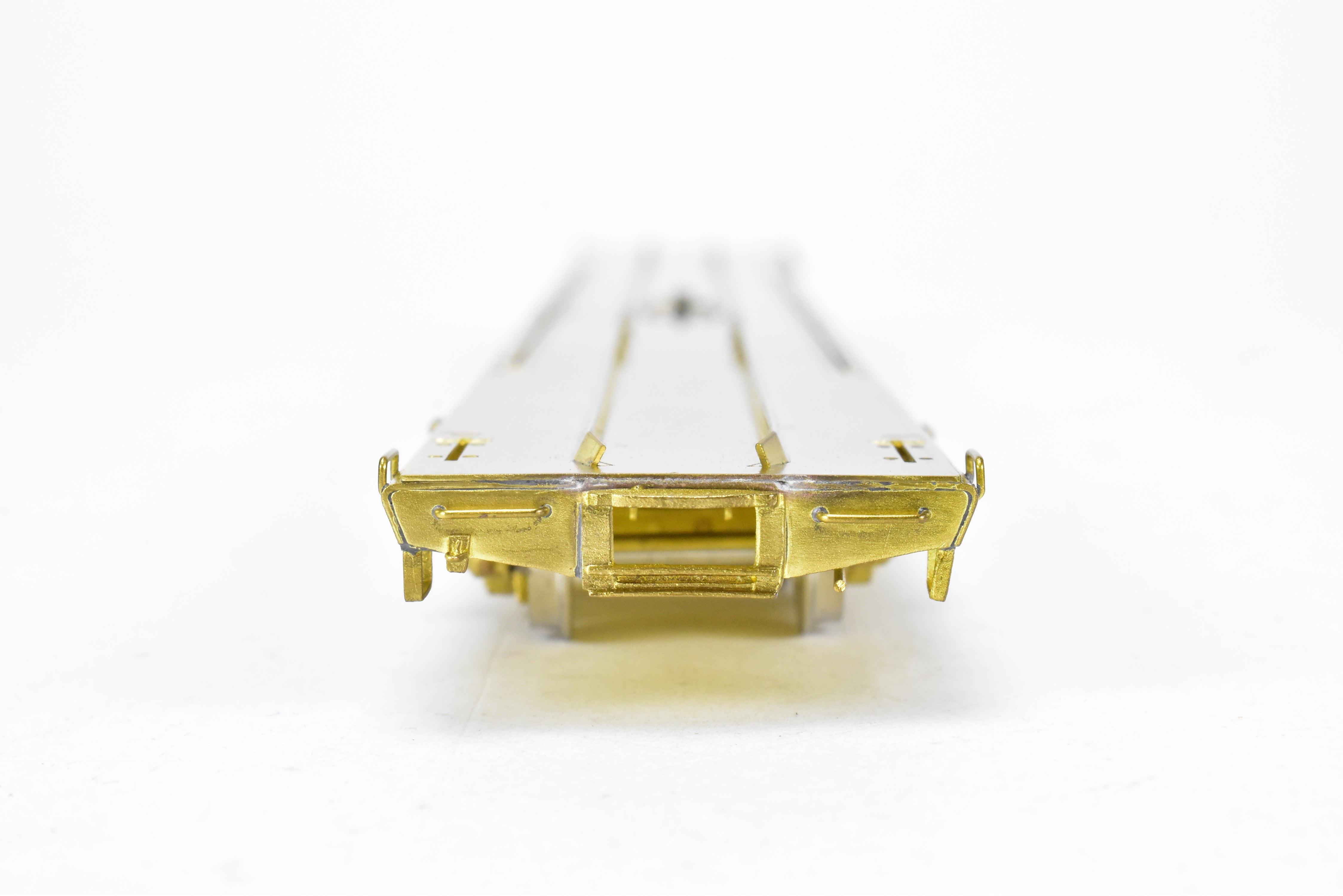 HO Scale Brass Trailer Train TOFC Flat Car 89'-4 Twin 45' by Overland Models, Inc. (OMI), Various Roads, Model Numbers 980100 - 981000