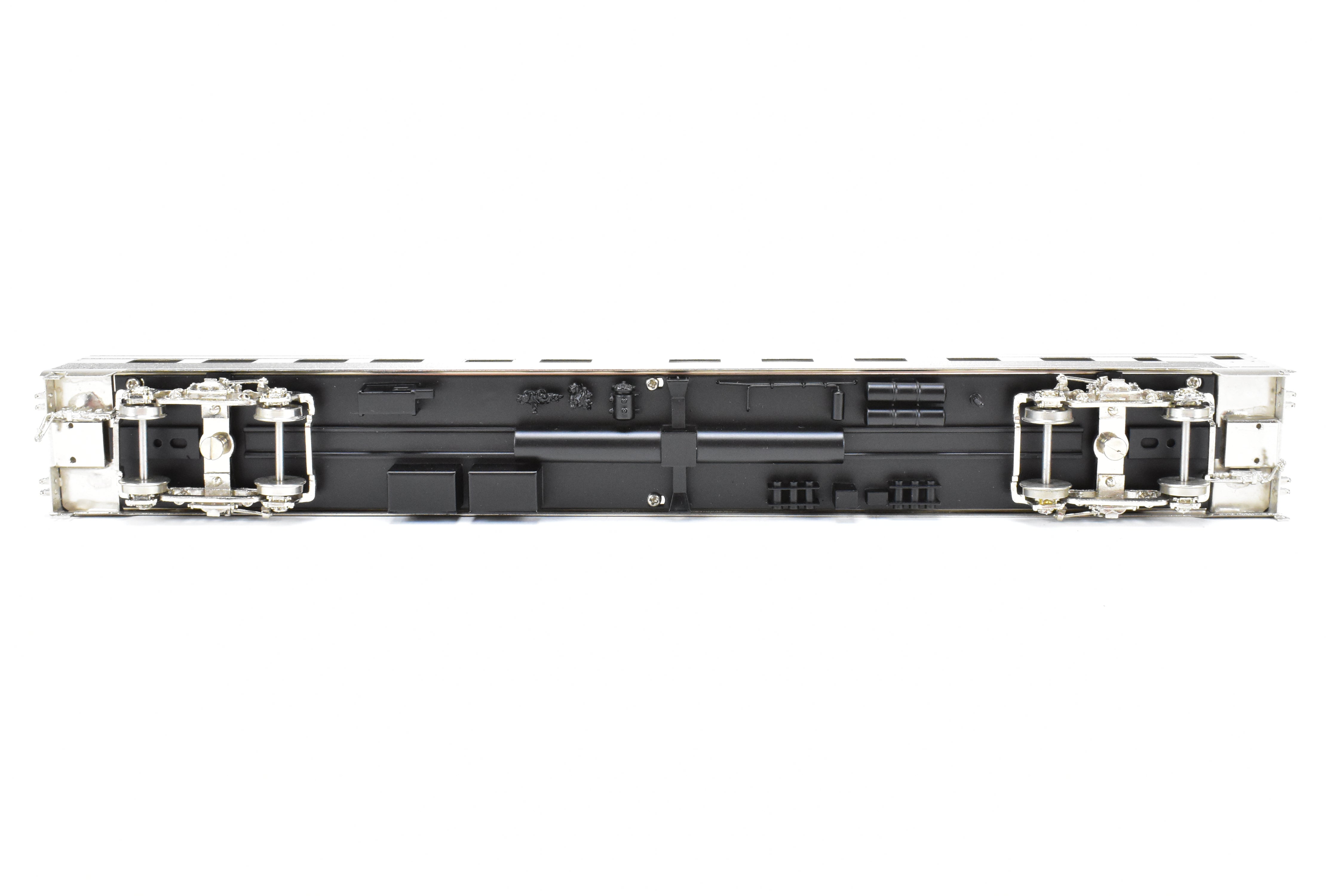 HO Scale Brass Train Model - Amtrak Budd 10 RMT - 6DBR Pacific Series Sleeper Heritage HEP Version by Cascade Models