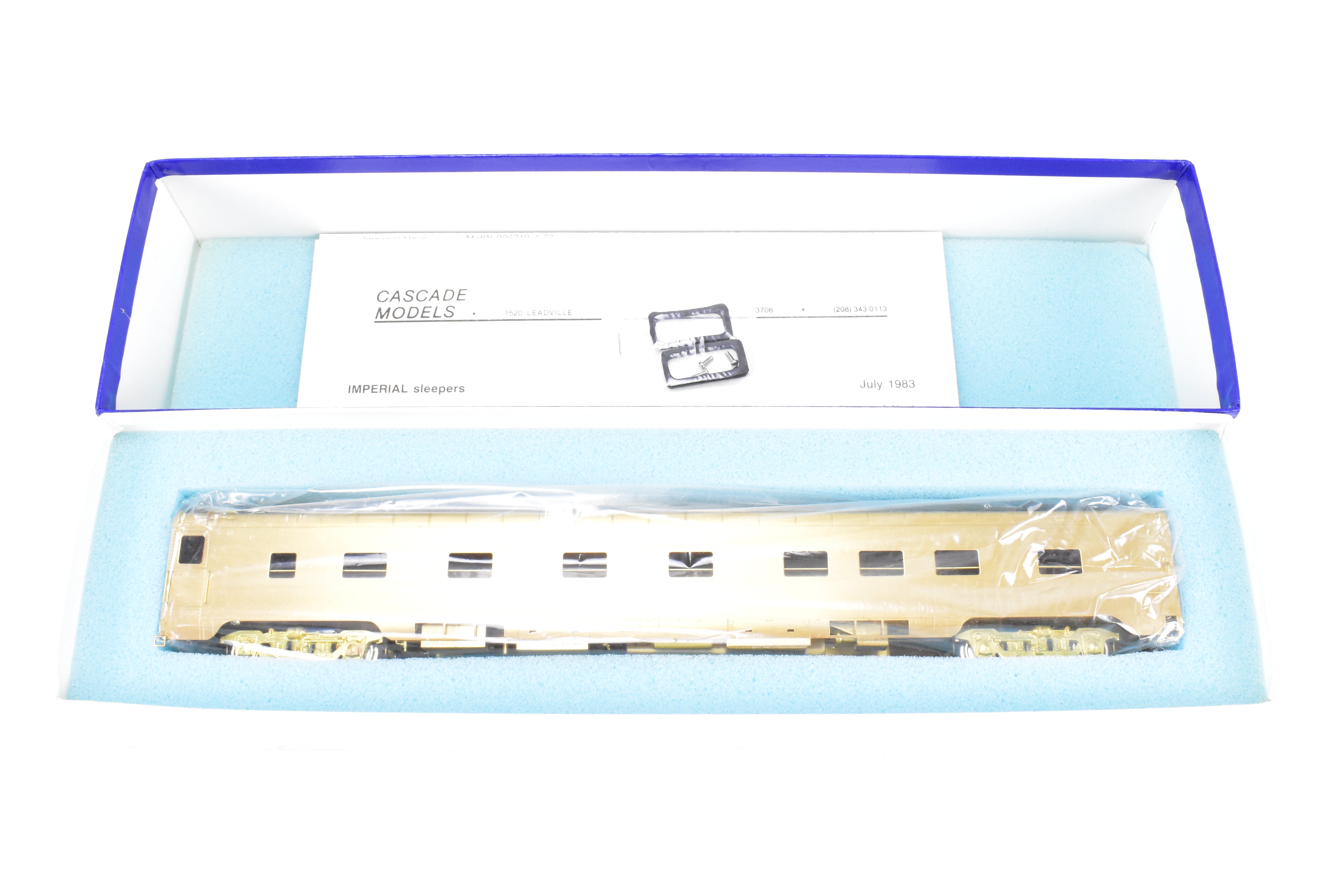 HO Scale Brass Cascade UP - Union Pacific Imperial 4-4-2 Sleeper Model