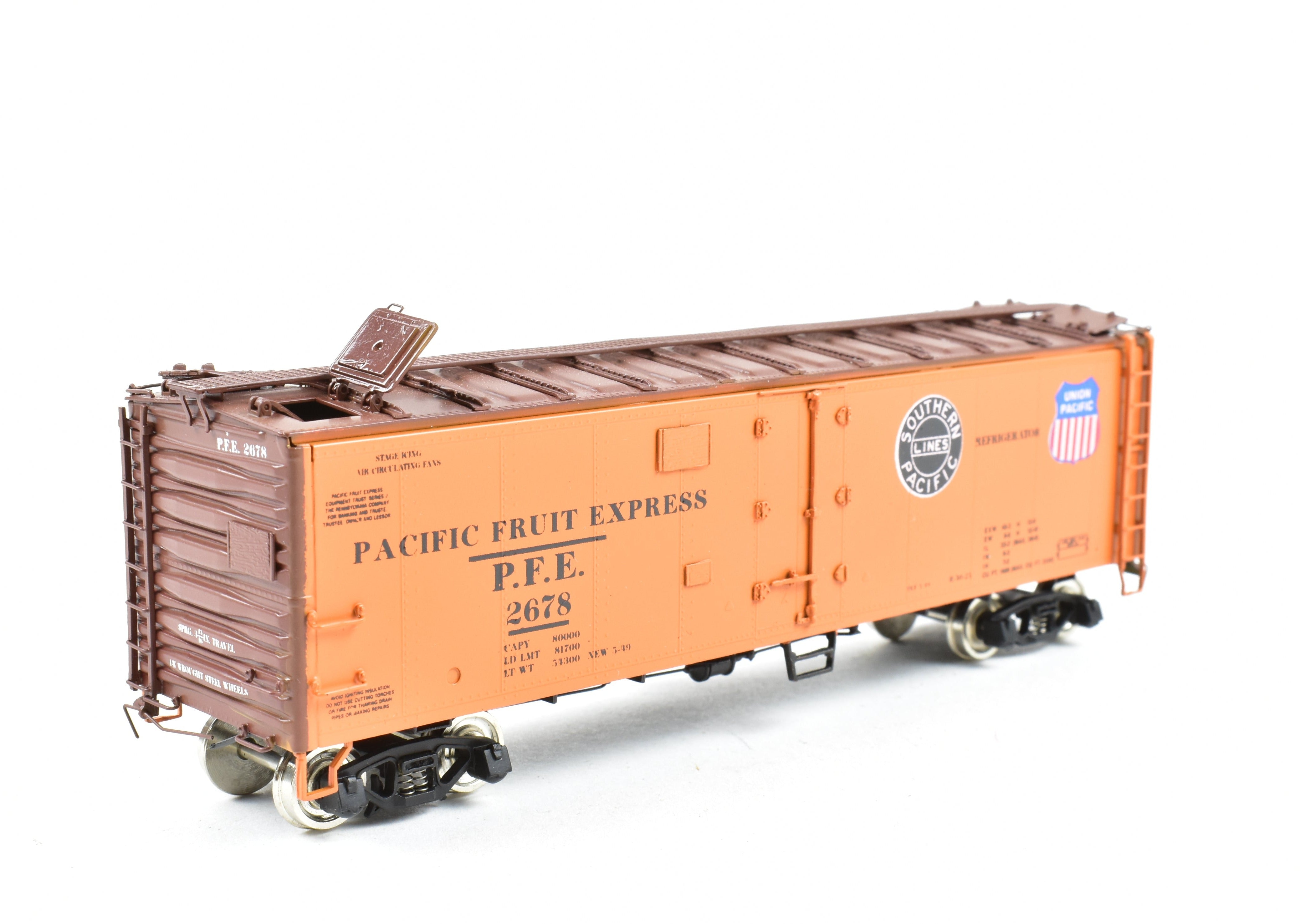 HO Scale Brass CIL Challenger Imports PFE R-40-26 Refrigerator Car #2678