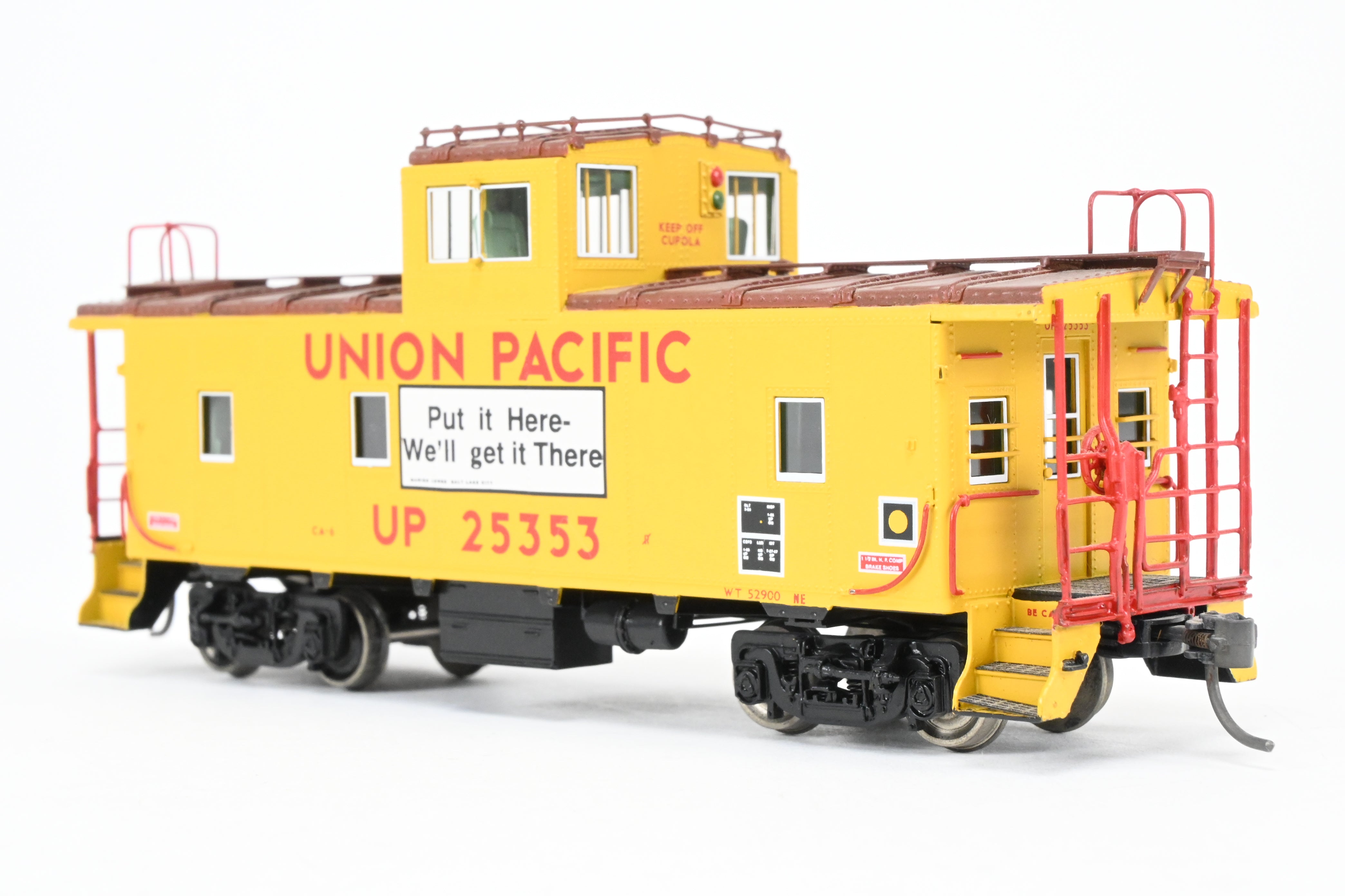 HO Scale Brass Union Pacific CA-6 Caboose FP No. 25353 by OMI