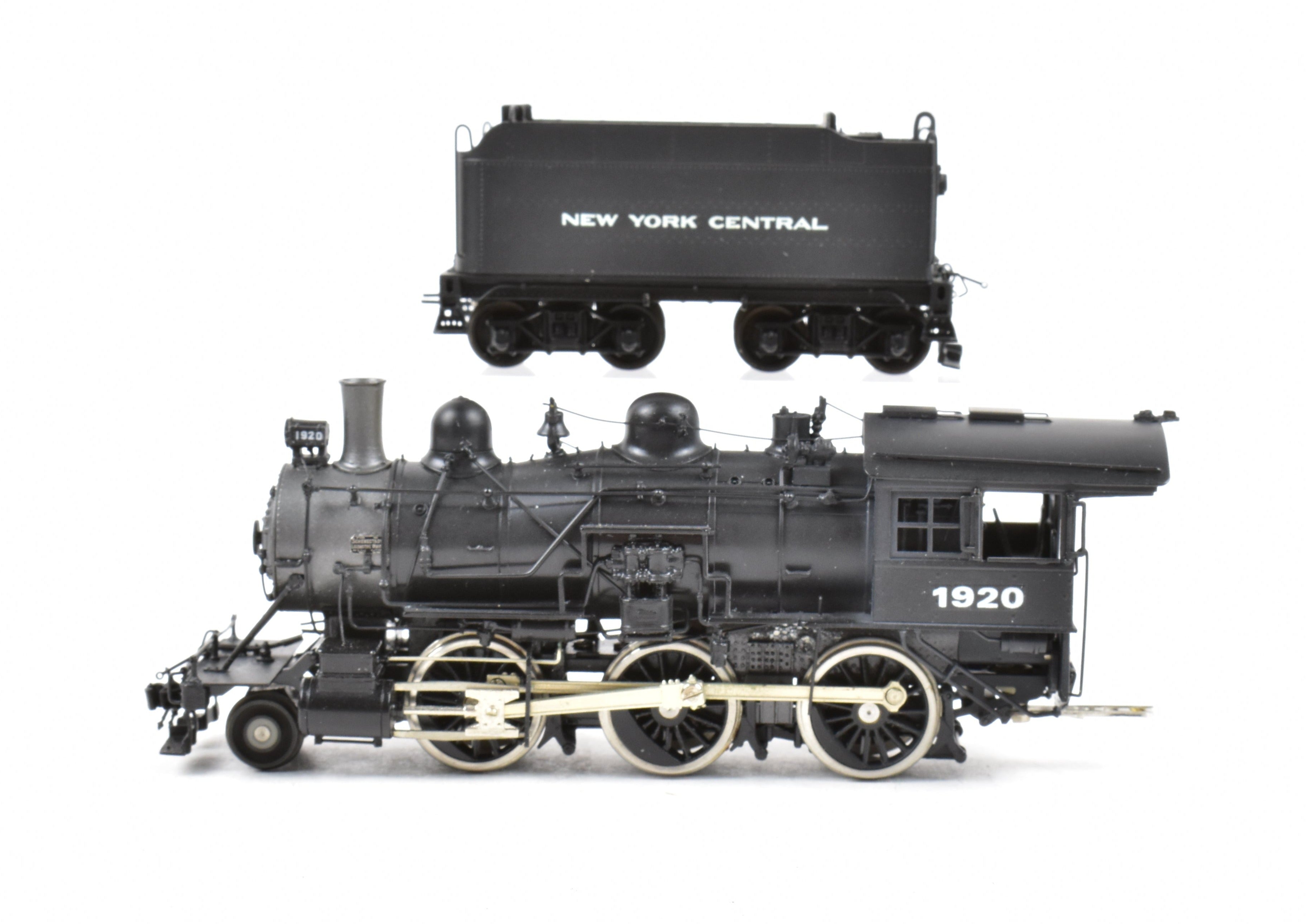 HO Scale Brass Model Train Key Imports from NYC - New York Central E-1D 2-6-0 Mogul Locomotive with Factory Painting