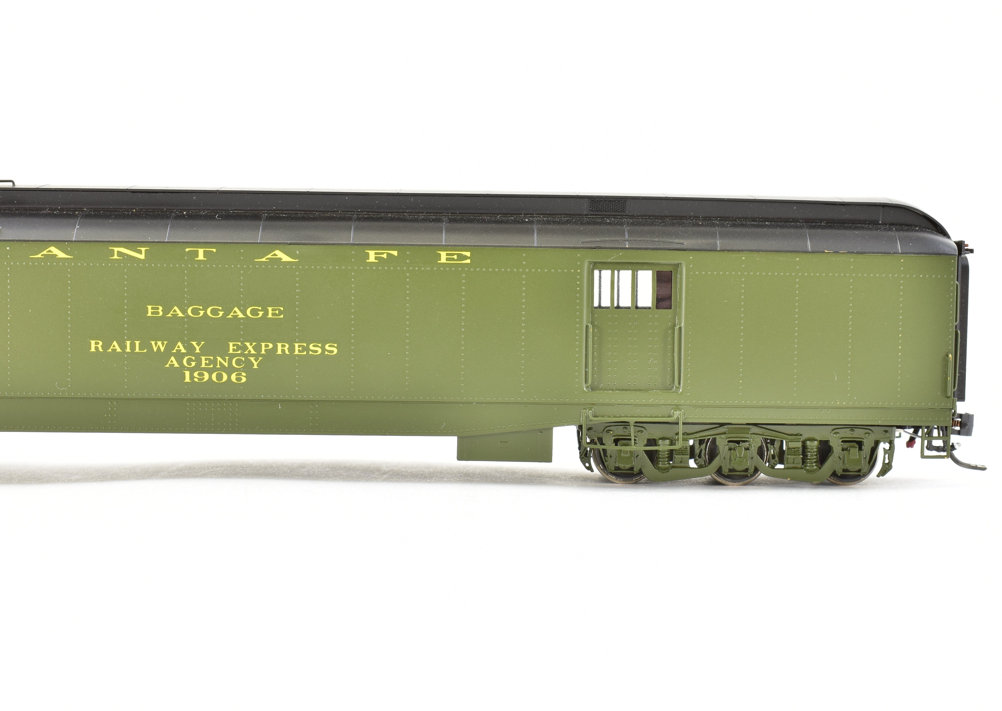 HO Scale Brass Hi-Country ATSF Santa Fe Baggage Express #257 Pro-Finished Model