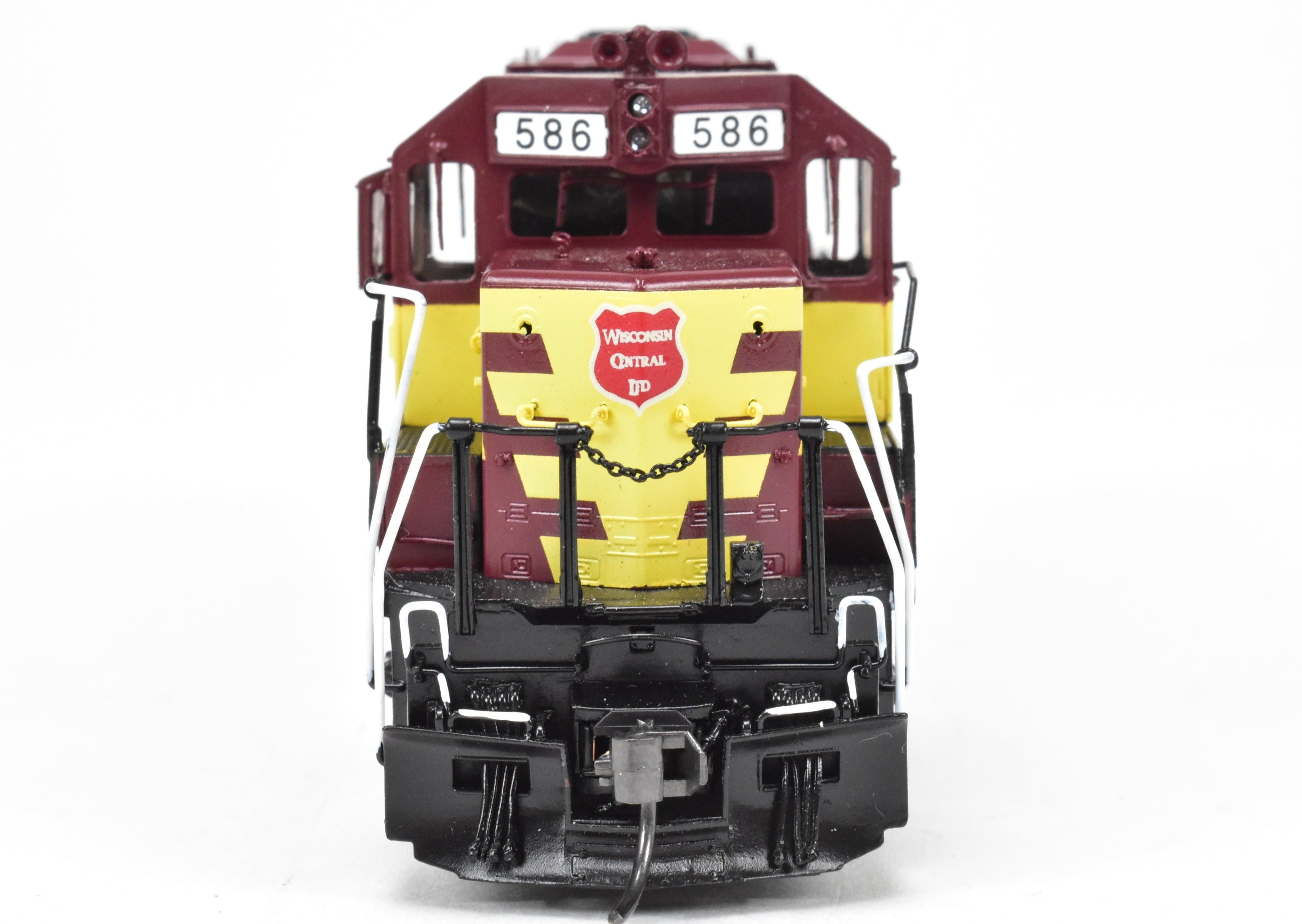 HO Scale Brass Diesel Locomotive - Overland Models, Inc. WC - Wisconsin Central EMD SDL39 Factory Painted Model No. 586