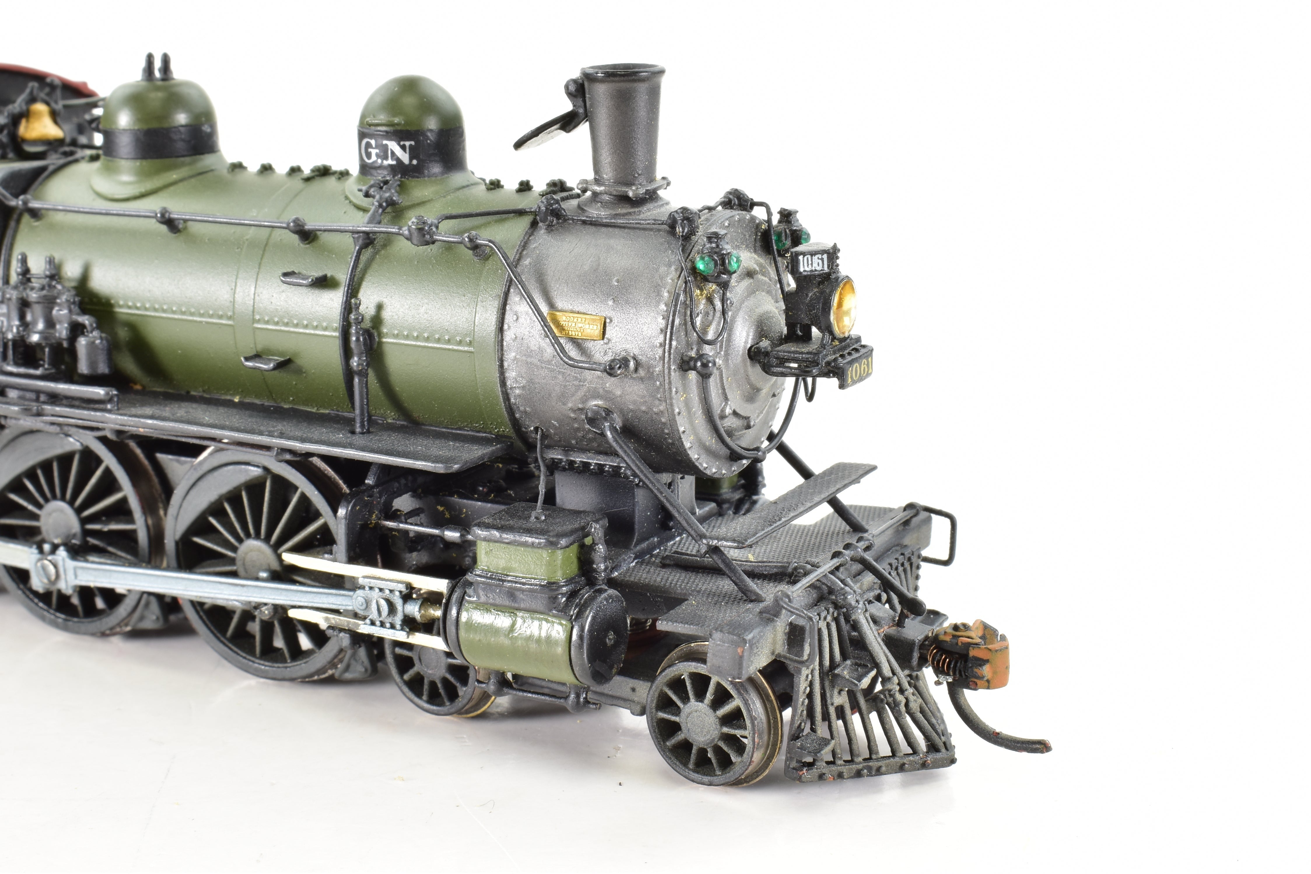 HO Scale Custom-Painted Brass Great Northern 4-6-0 Class E-8 Model No. 1061