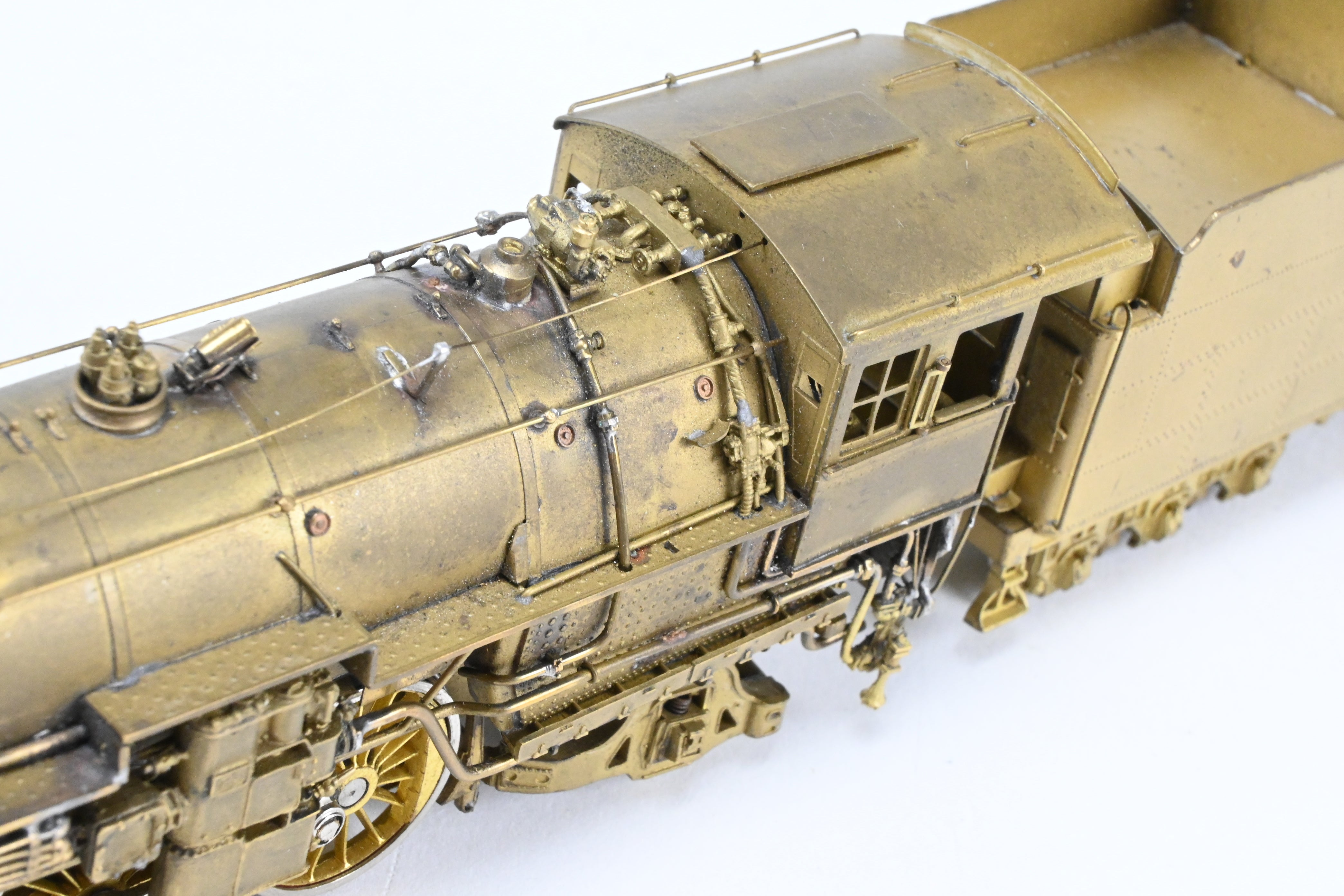 HO Scale Brass Model Train - Overland Models CB&Q - Burlington Route B-1A 4-8-2 Custom Modified by Joe G. Collias