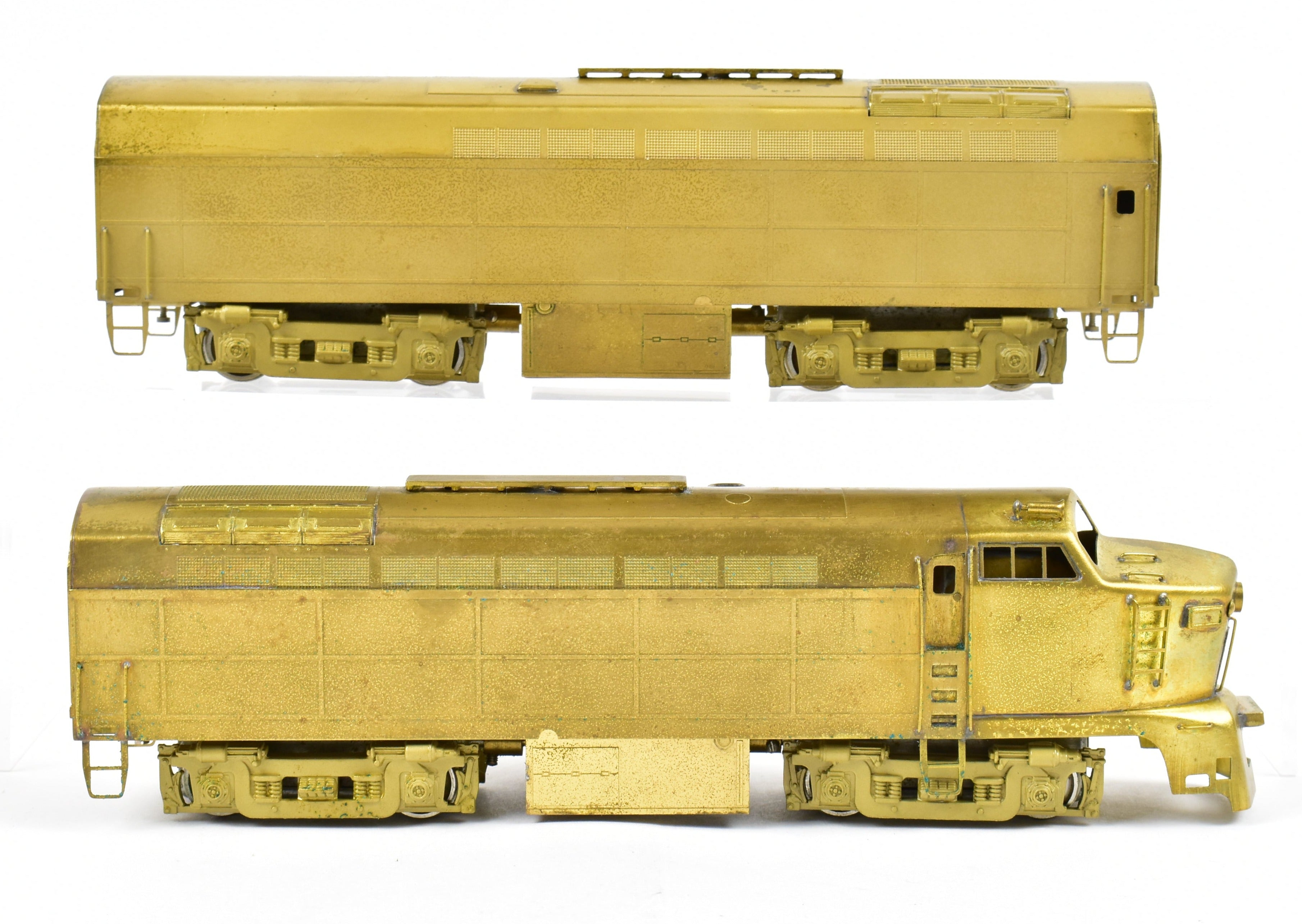 HO Scale Brass ALCO Model Train Set - Various Roads Baldwin RF - 16A & RF - 16B Powered Diesel Locomotives 2 - Unit Set