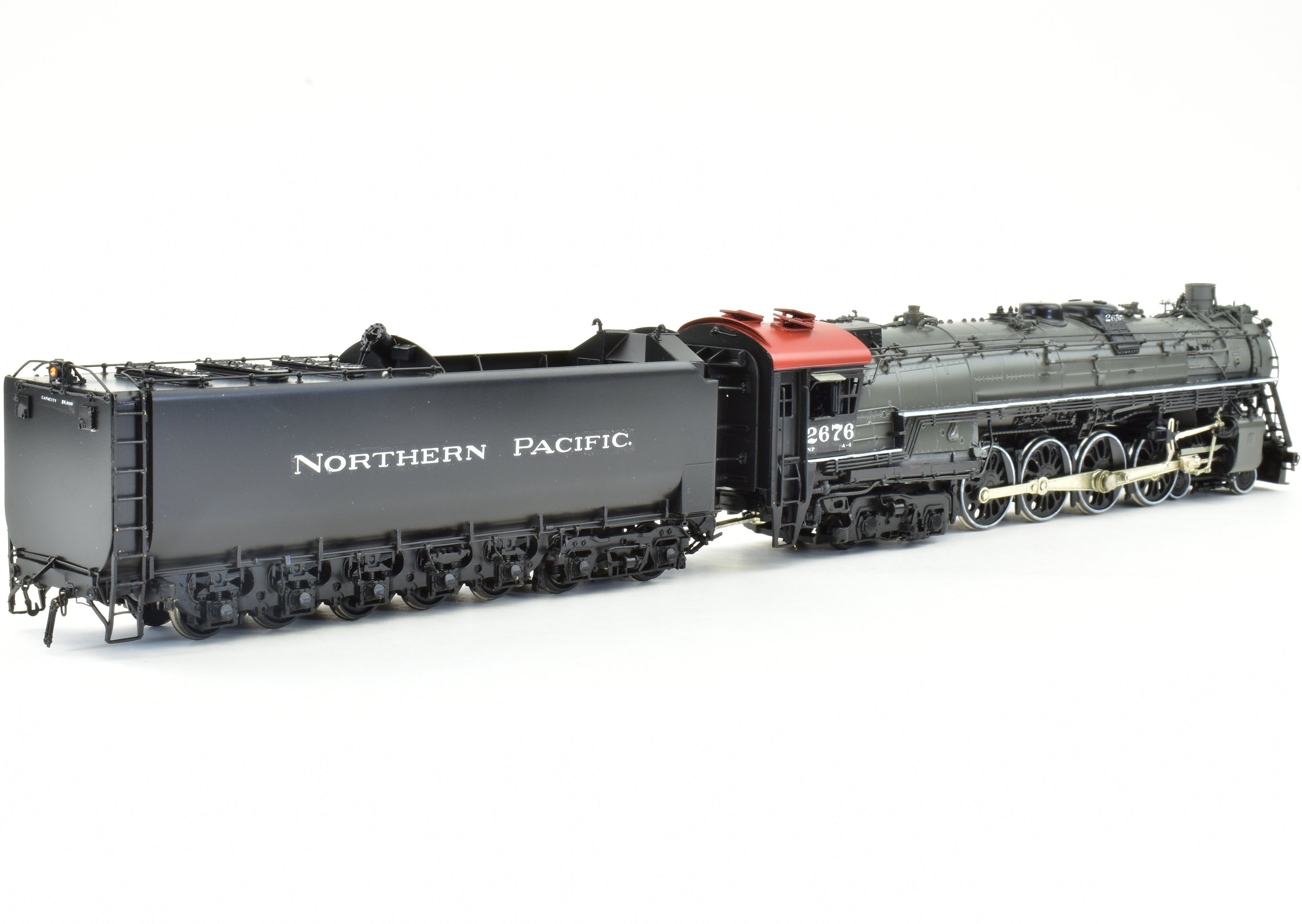 HO Scale Brass Northern Pacific A-4 4-8-4 Pro Painted Locomotive by W&R Enterprises