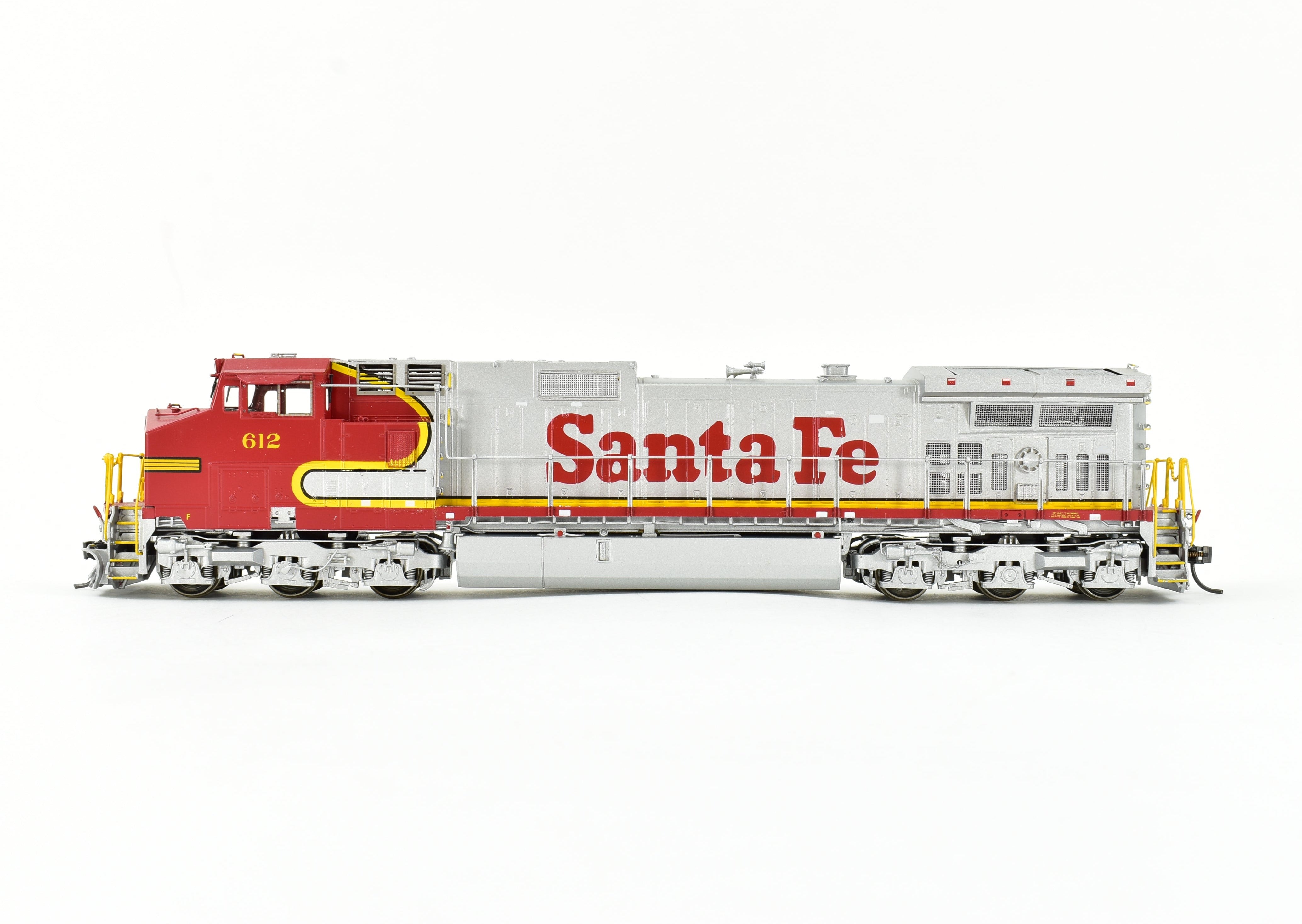 HO Scale Brass Locomotive - Overland Models, Inc. ATSF - Santa Fe GE C44 - 9W FP No. 612, High - Quality Model Train for Enthusiasts