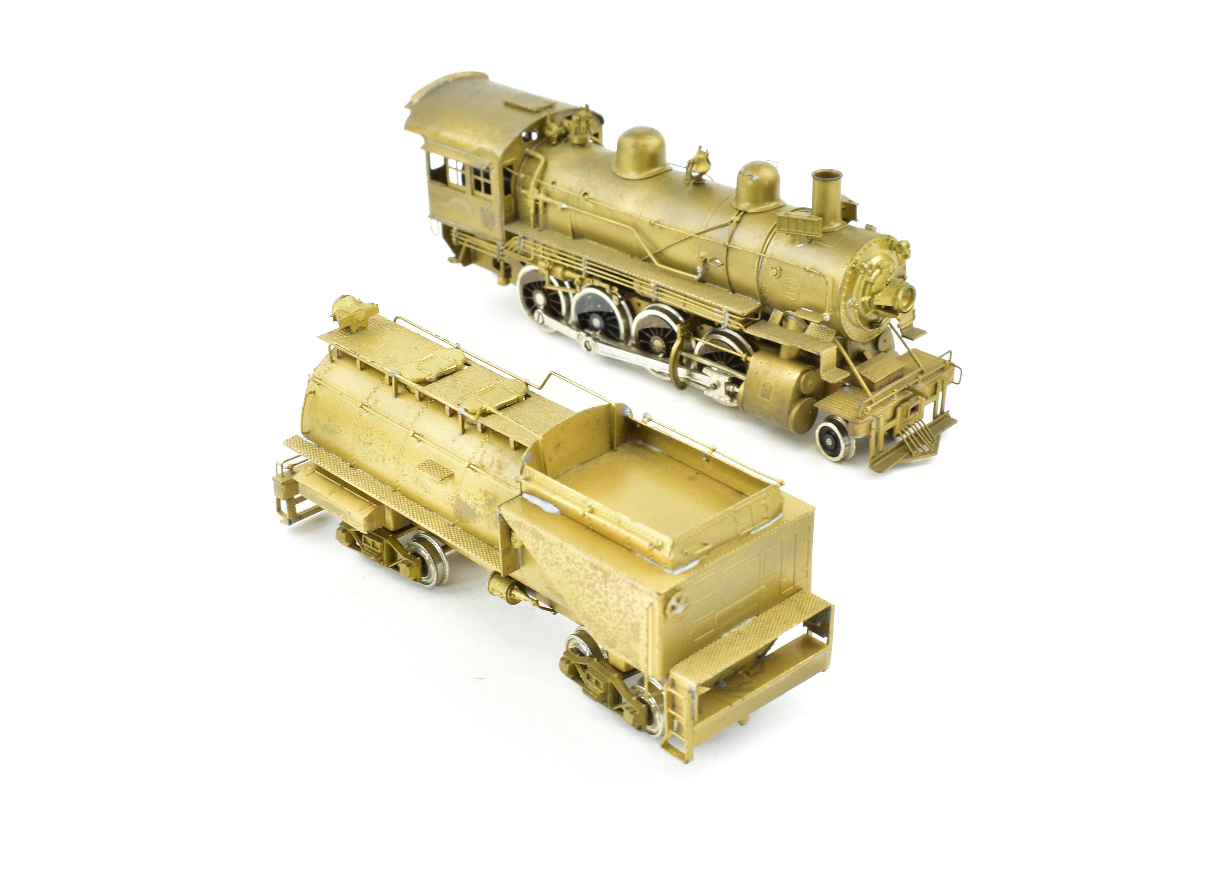 High - Quality HO Scale Brass PFM - United UP Union Pacific 2 - 8 - 0 Steam Locomotive with Can Motor Upgrade