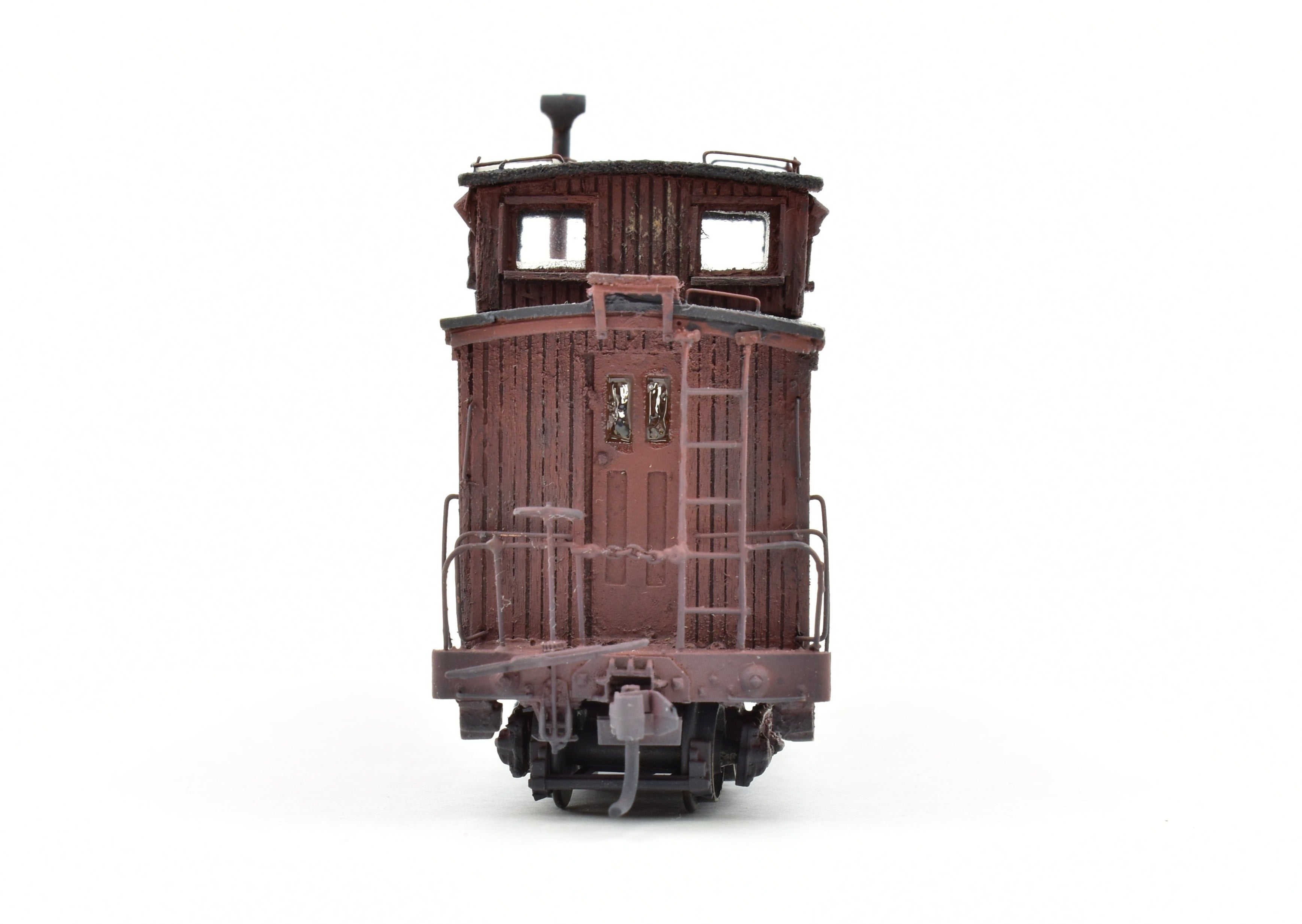 HOn3 Scale Wood Denver & Rio Grande Western (D&RGW) Custom - Built Caboose 04990 Model for Railway Enthusiasts
