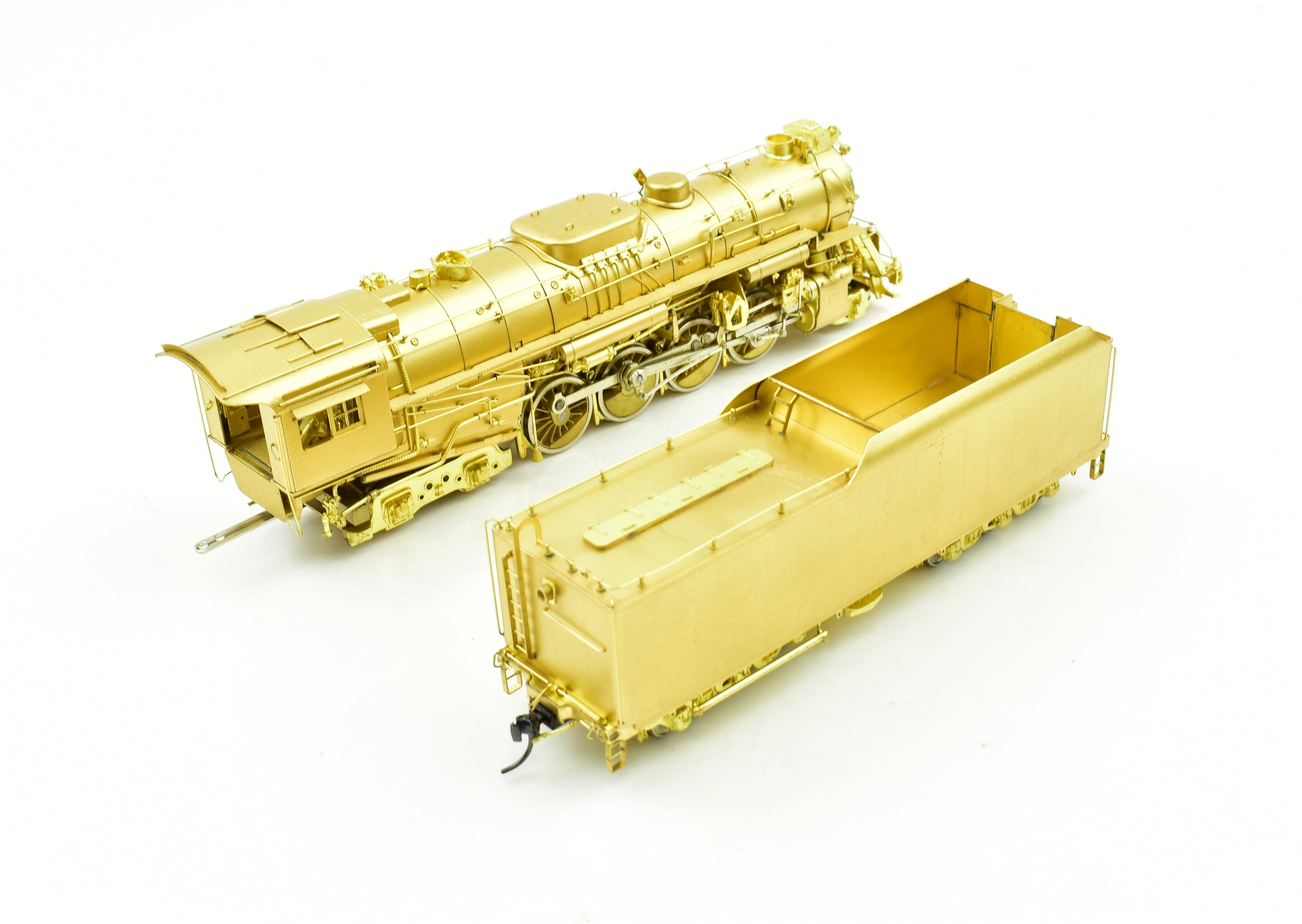 HO Scale Brass Model Train Key Imports PM - Pere Marquette N - 1 2 - 8 - 4 Berkshire Steam Locomotive