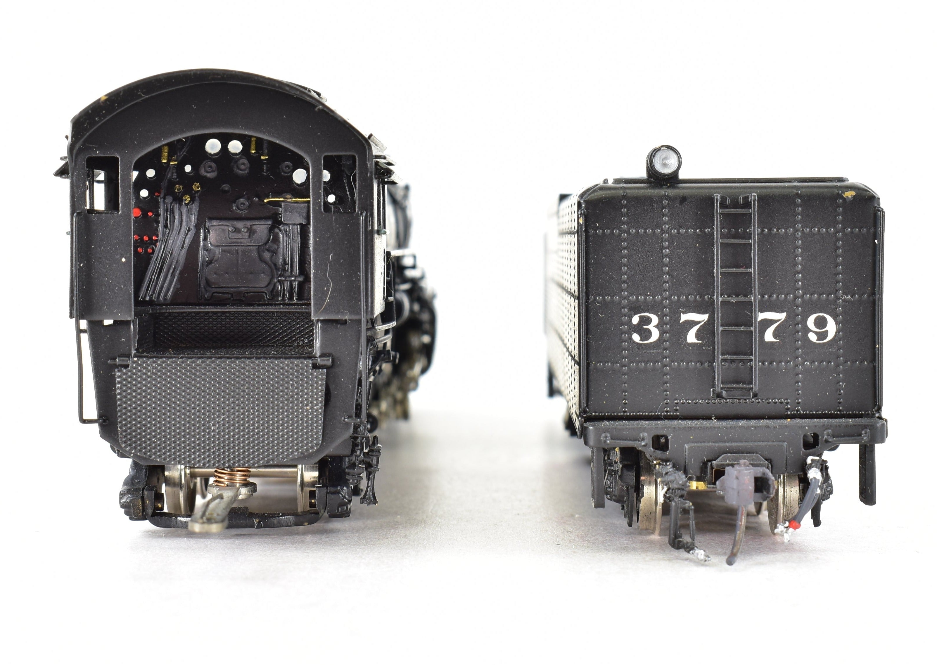 HO Scale Brass PFM - United ATSF - Santa Fe 4-8-4 Northern Steam Locomotive Model from 1981 Hi - Grade Tapered Rods Version with Custom Painting