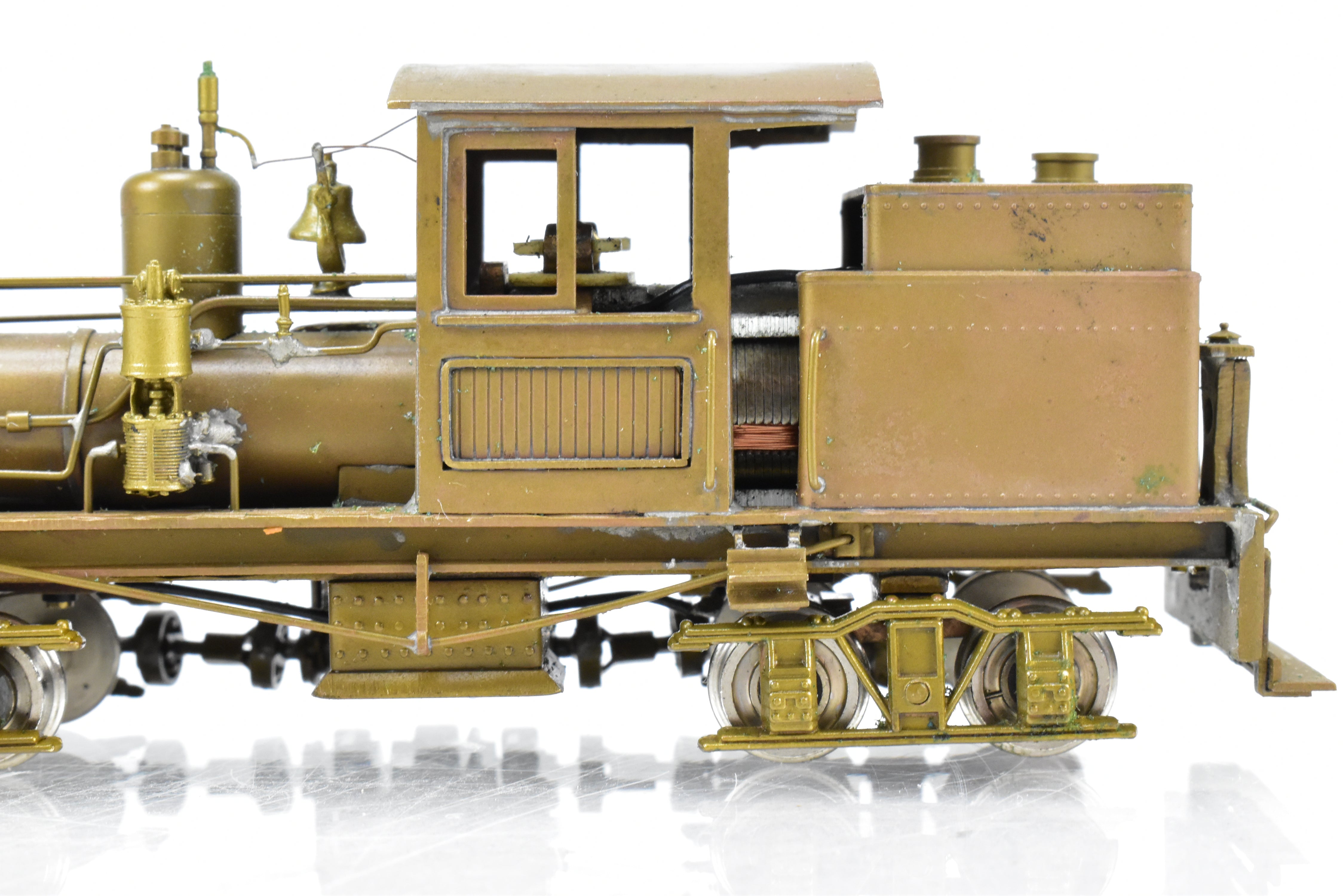 HO Scale Brass Model - Northwest Short Line (NWSL) Class A Shay 18 Ton 2 - truck Locomotive for Various Roads