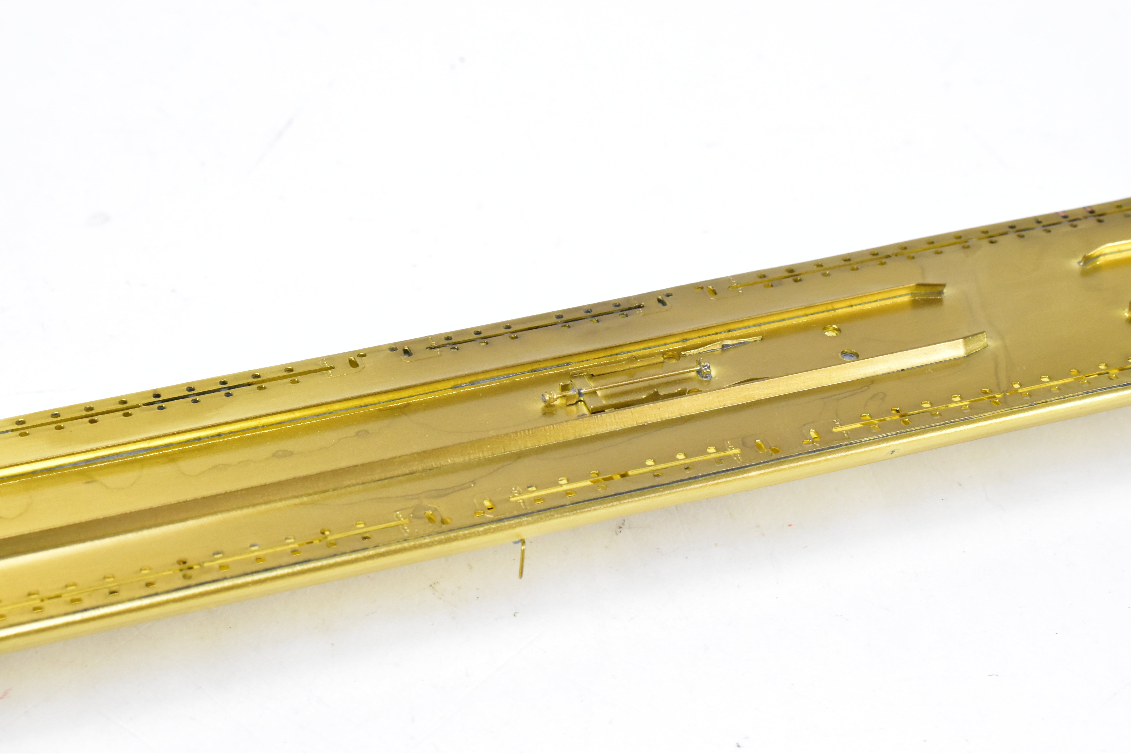 HO Scale Brass Trailer Train TOFC Flat Car 89'-4 Twin 45' by Overland Models, Inc. (OMI), Various Roads, Model Numbers 980100 - 981000
