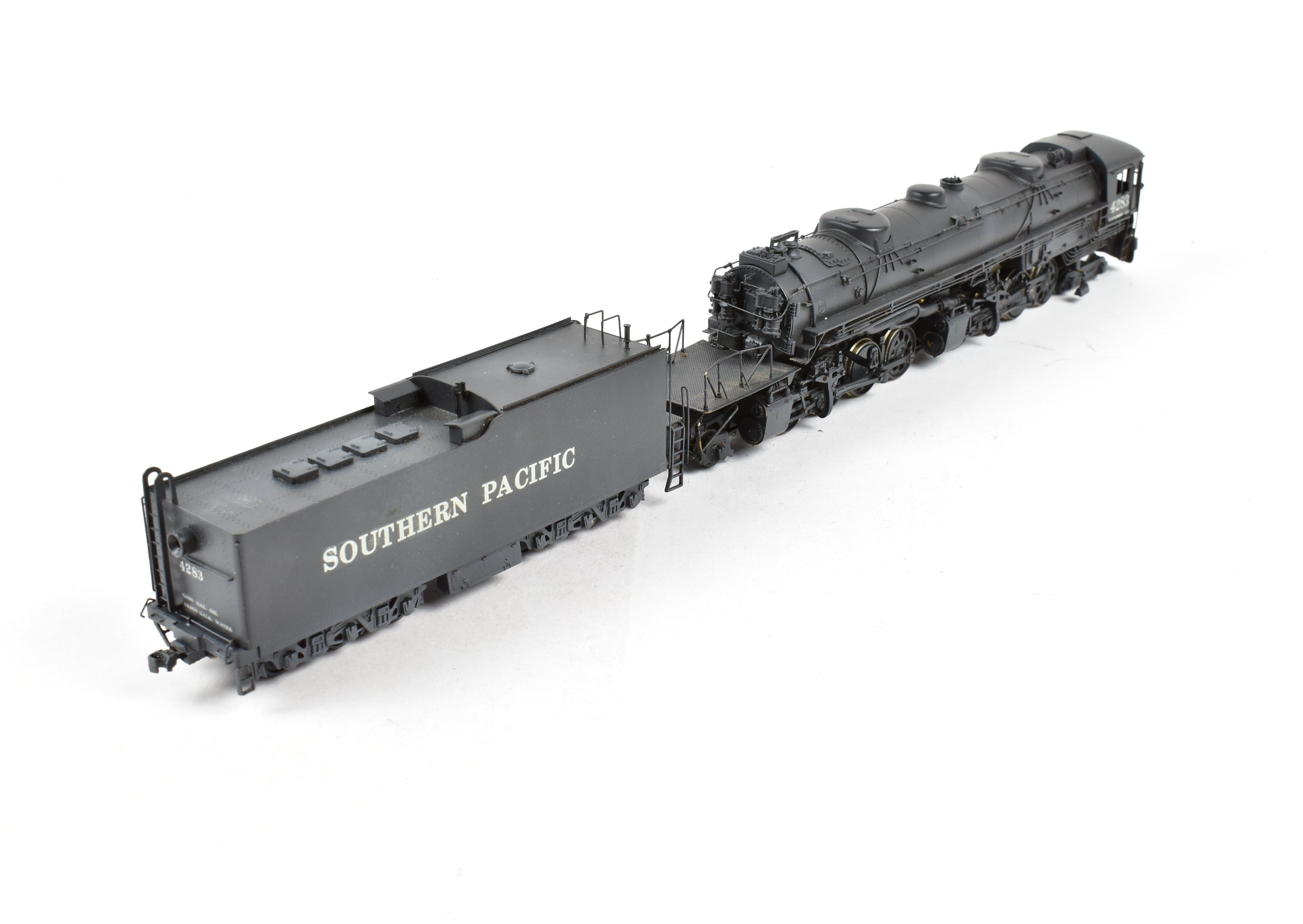 HO Scale Brass Balboa Southern Pacific AC - 12 4 - 8 - 8 - 2 Cab Forward #4283 Weathered Model