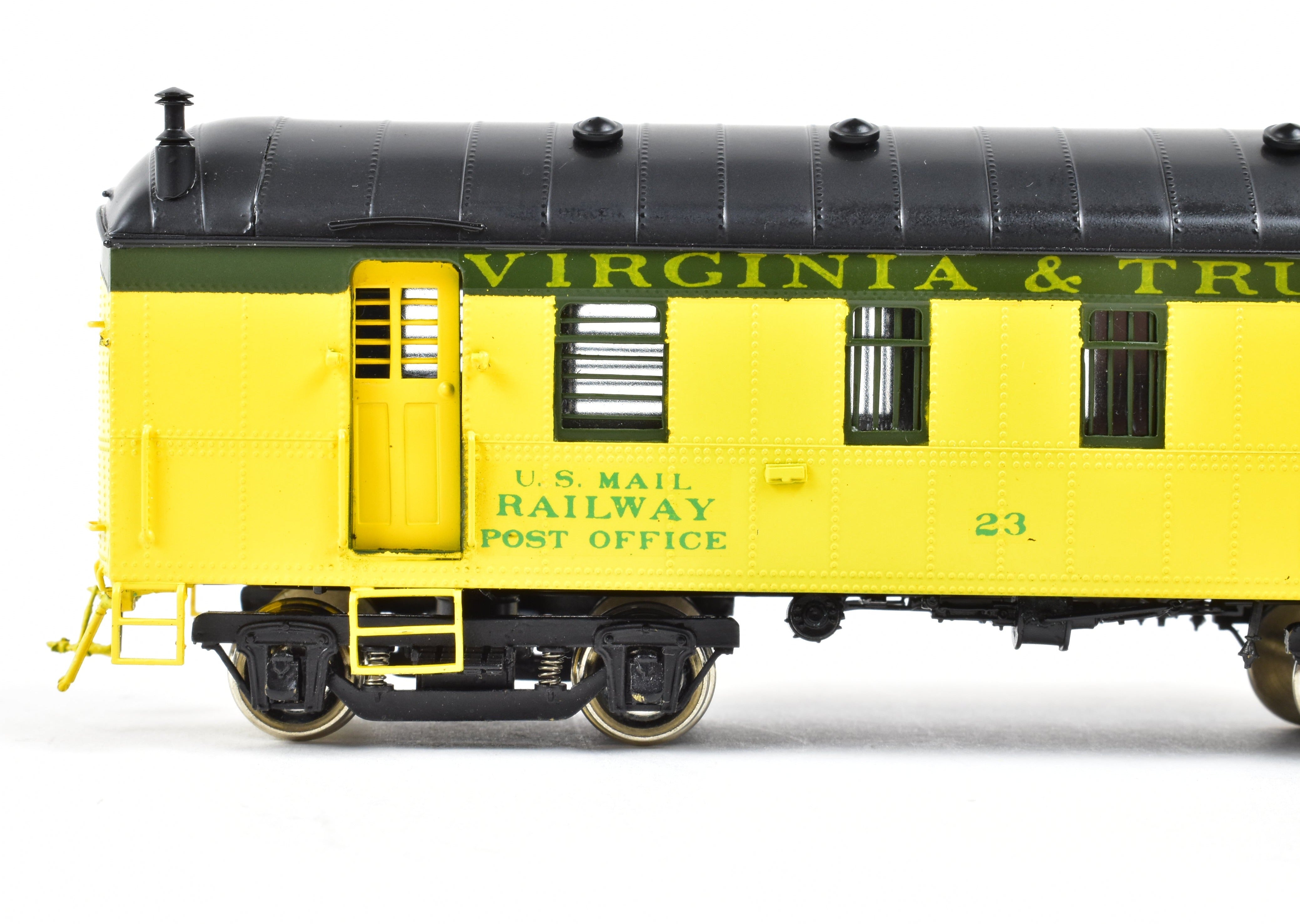 HO Scale Brass Precision Scale Co. Model of Virginia & Truckee 40-Foot RPO/Baggage Car, Class 40-BP-15 FP