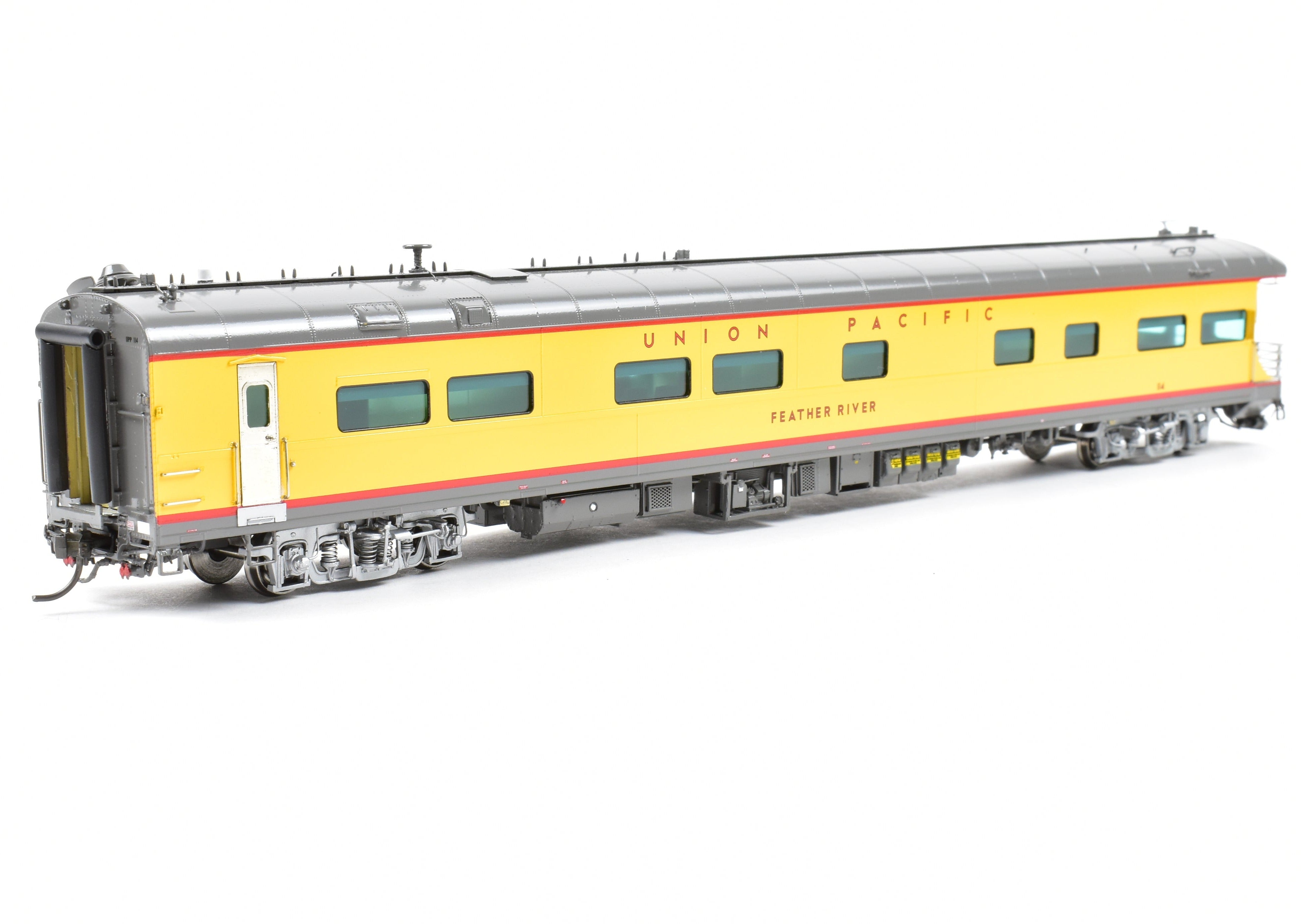 HO Scale Brass Model Railroad Business Car - Overland Models, Inc. Union Pacific Feather River FP No. 114