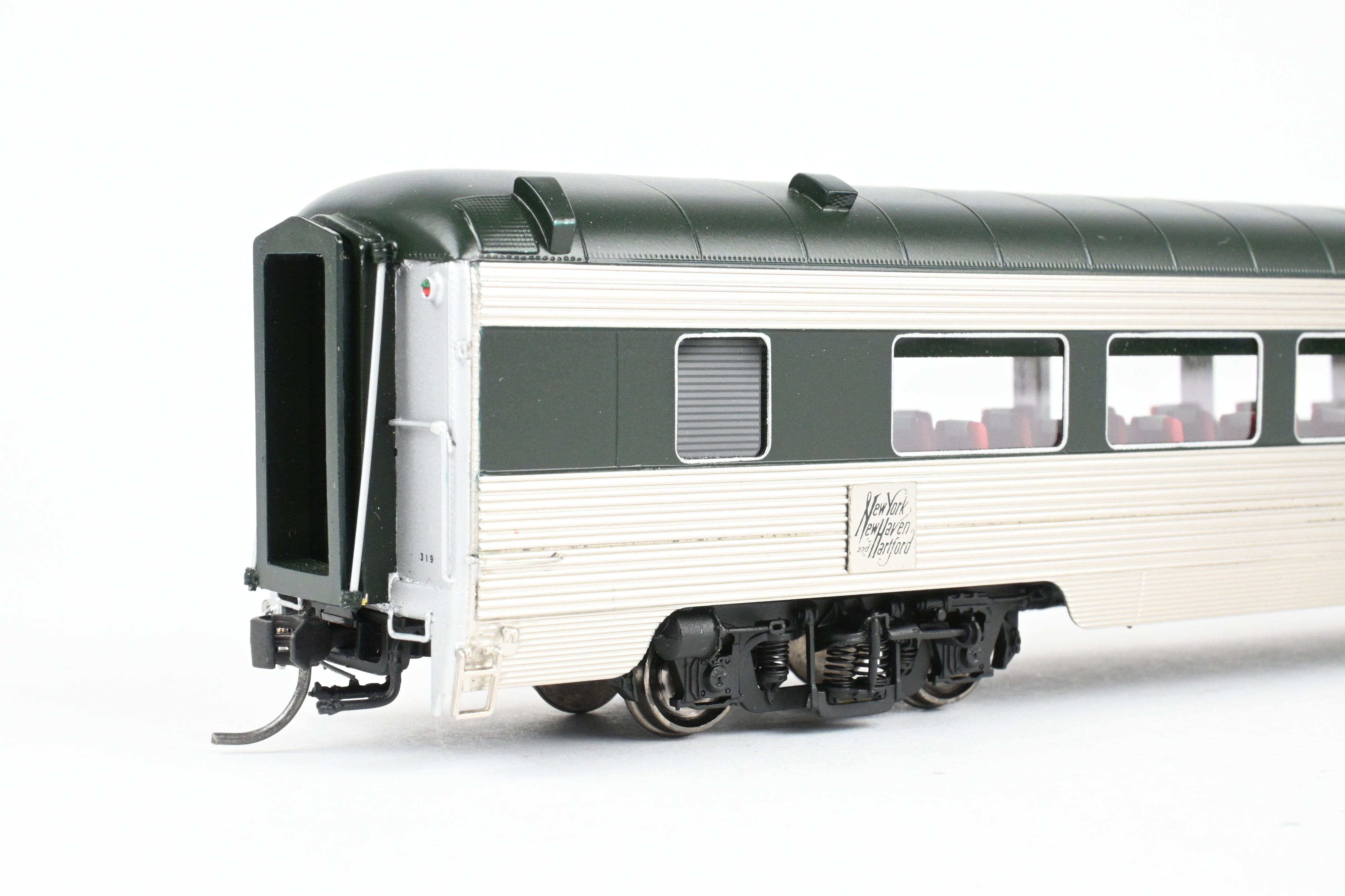 HO Scale Brass Model Railway Classics New Haven City Series Parlor Car - FP Holyoke No. 319, 1948 Era Merchants Limited Edition