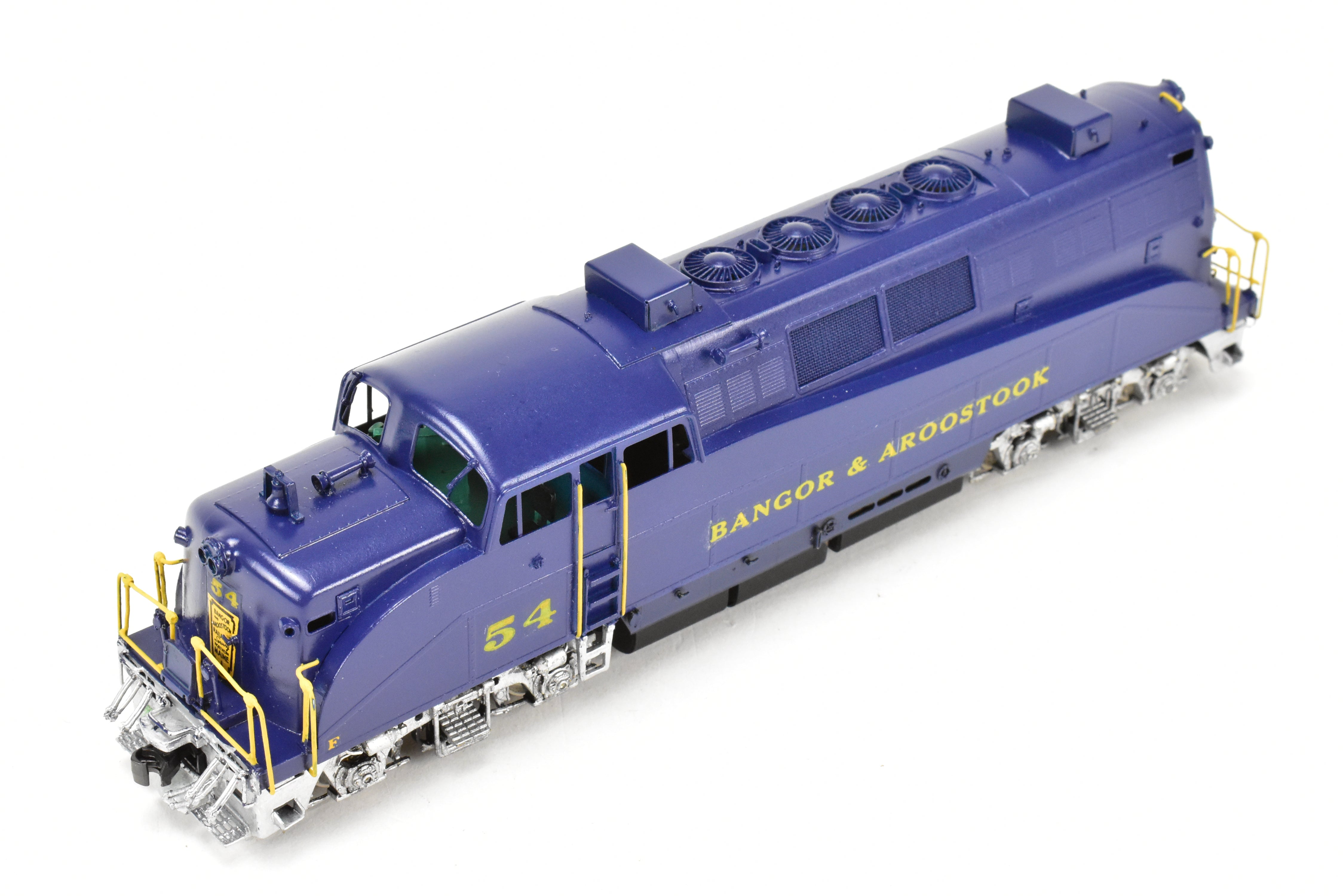 HO Brass OMI - Overland Models Inc. Bangor and Aroostook EMD BL - 2 Type B #54 with Blue Paint
