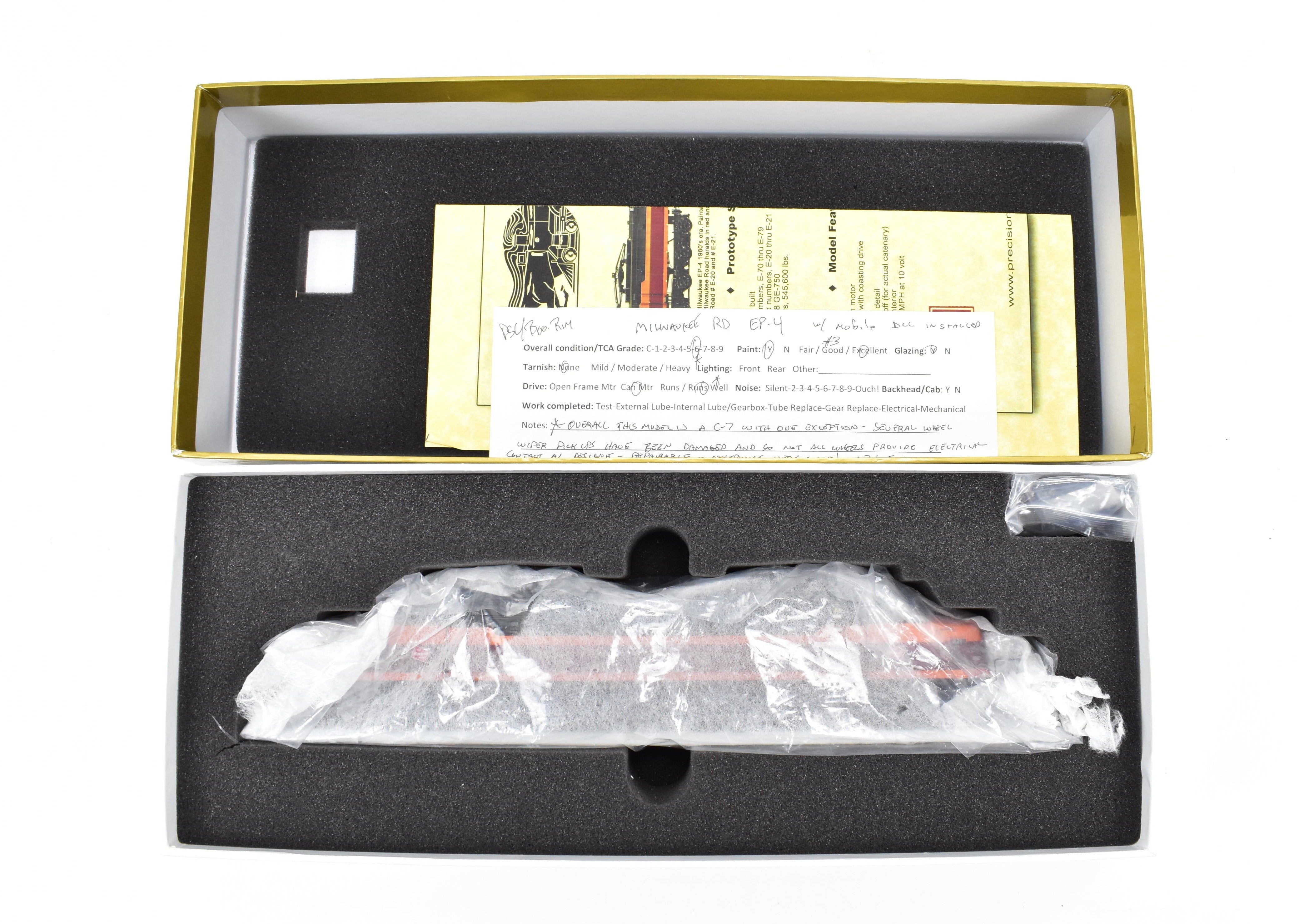 HO Scale Brass Precision Model Train - Precision Scale Co. MILW - Milwaukee Road EP - 4 Little Joe FP in 1960s Scheme No. E - 21