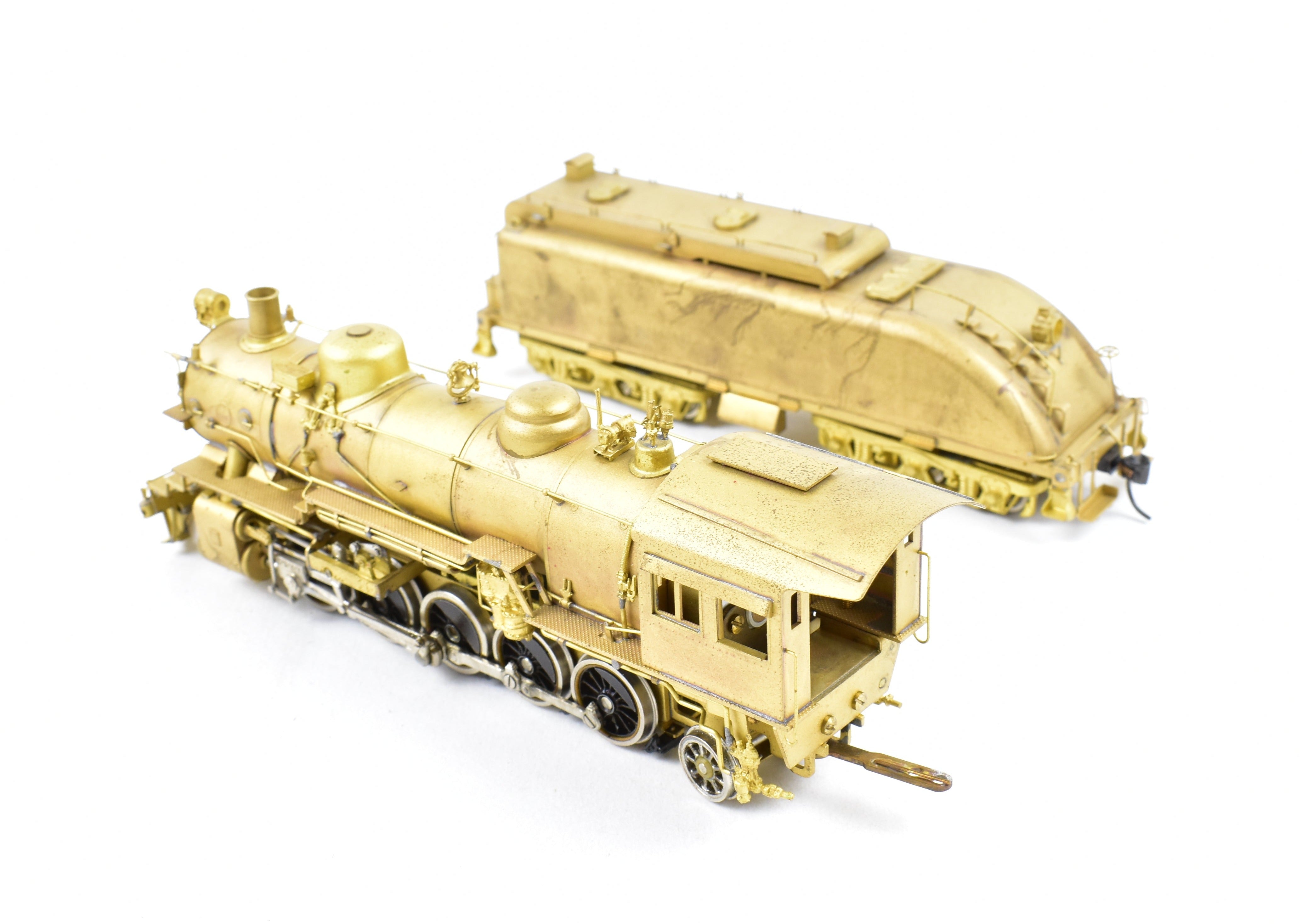 1979 HO Brass Westside Model Co. ATSF - Santa Fe 1600 2 - 10 - 2 Model with Spare Parts