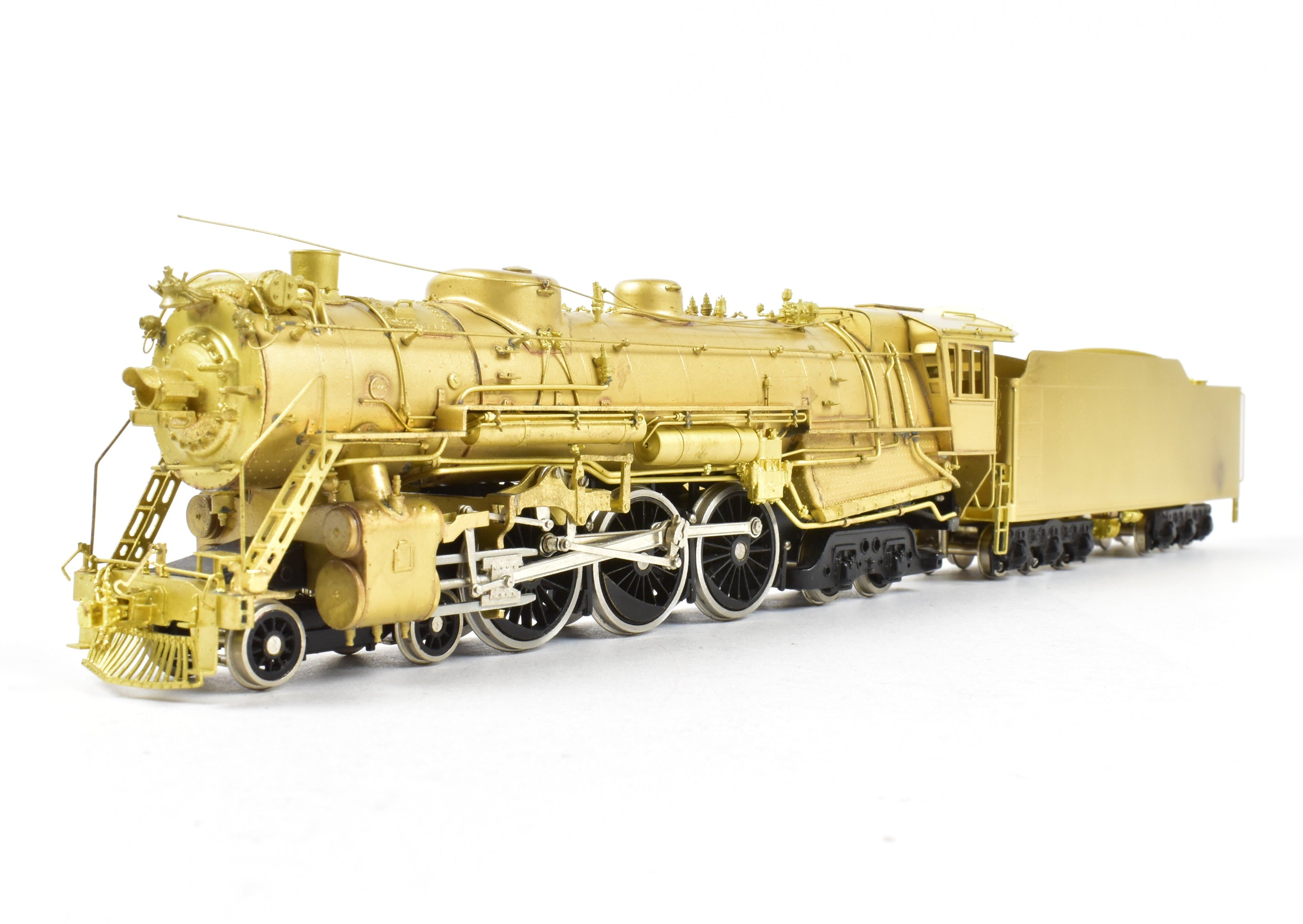 HO Scale Brass 4-6-4 Standard Hudson S-Class 3000 NPP Nickel Plated Model