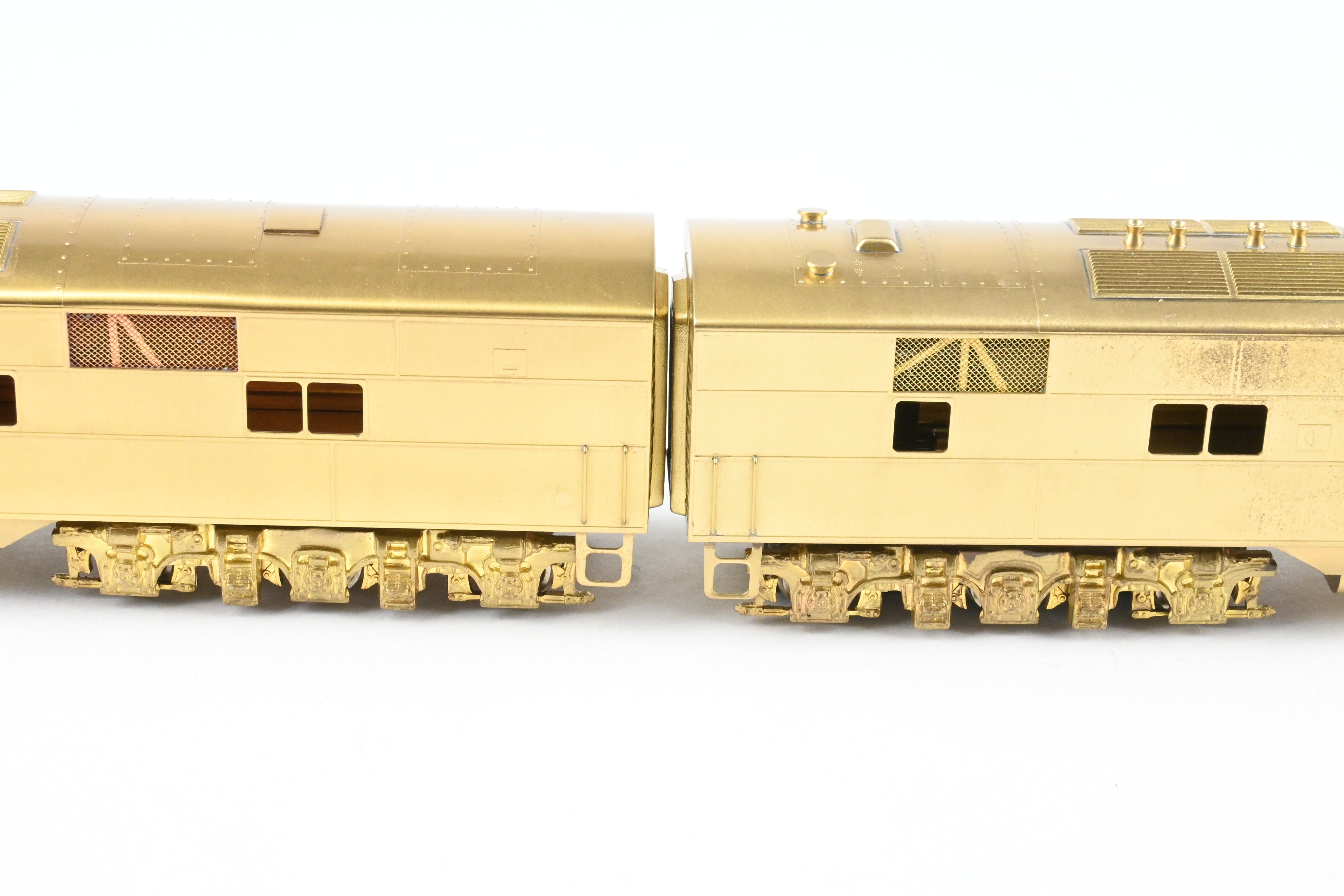 HO Scale Brass Hallmark Model Train Sets of Various Roads - EMD E3/6 A/B Set with Powered A Unit and Unpowered B Unit