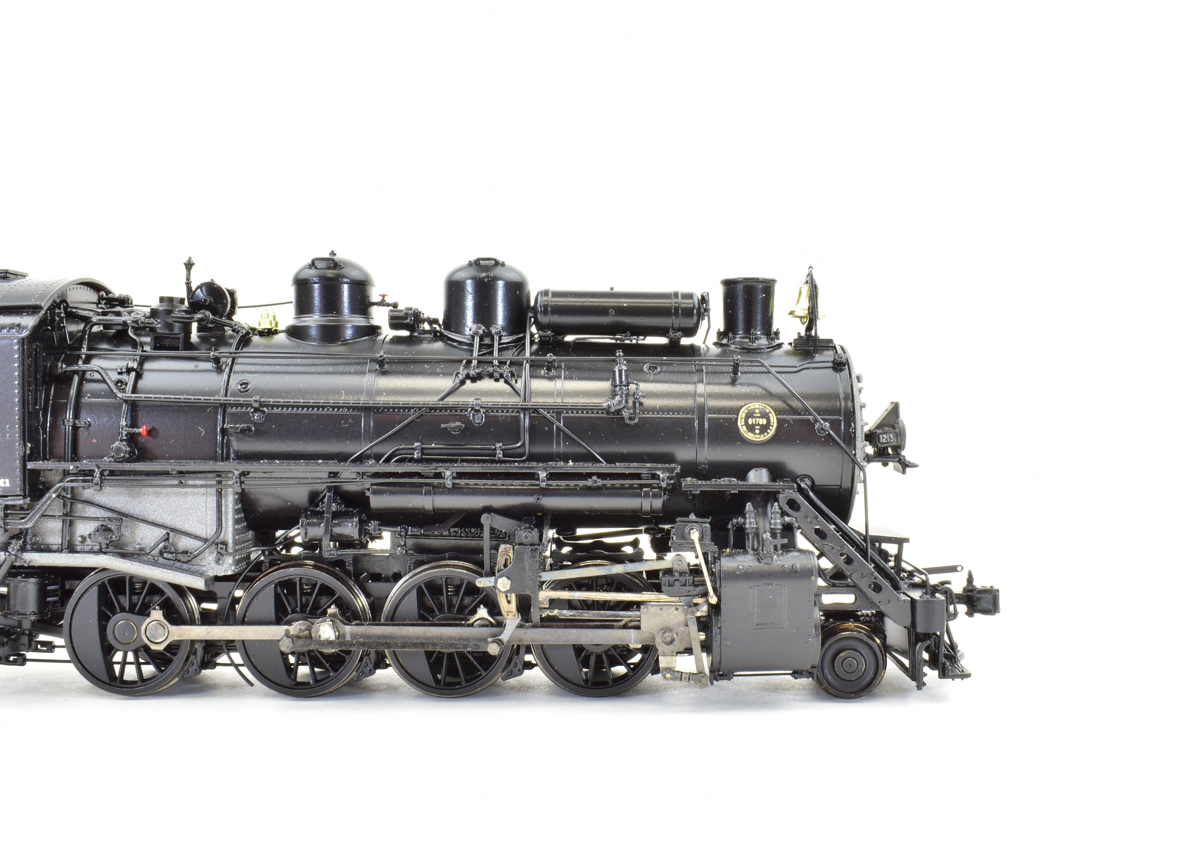 High - Quality HO Scale Brass Precision Scale Co. DM&IR 2 - 8 - 0 Late Version Factory - Painted Model Train #1213 by Precision Scale Co.