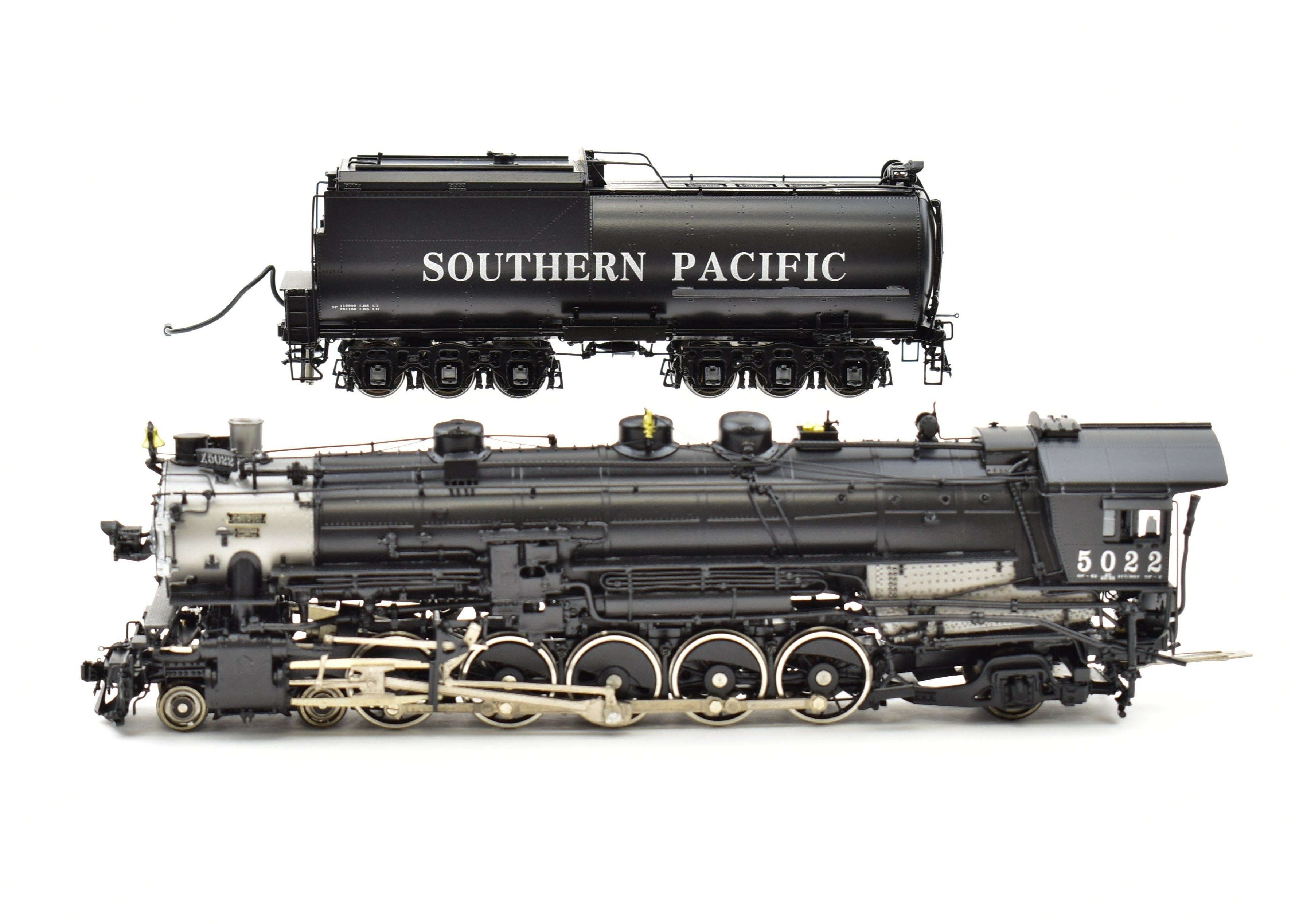 HO Scale Brass Precision Scale Co. SP 4-10-2 Factory Painted Locomotive #5022