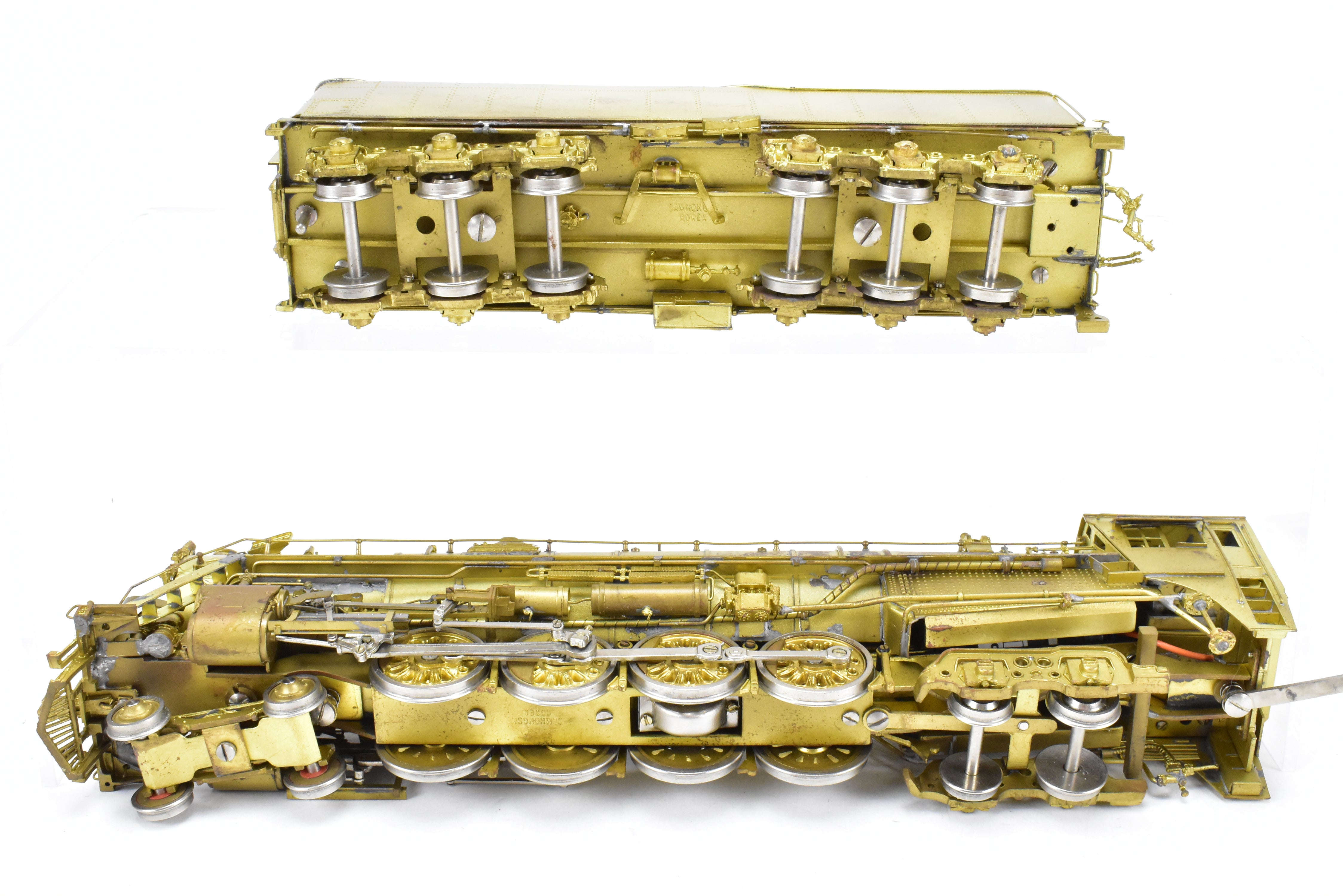 HO Scale Brass Key Imports D&RGW - Denver & Rio Grande Western M-68 4-8-4 Northern Model Train for Collectors