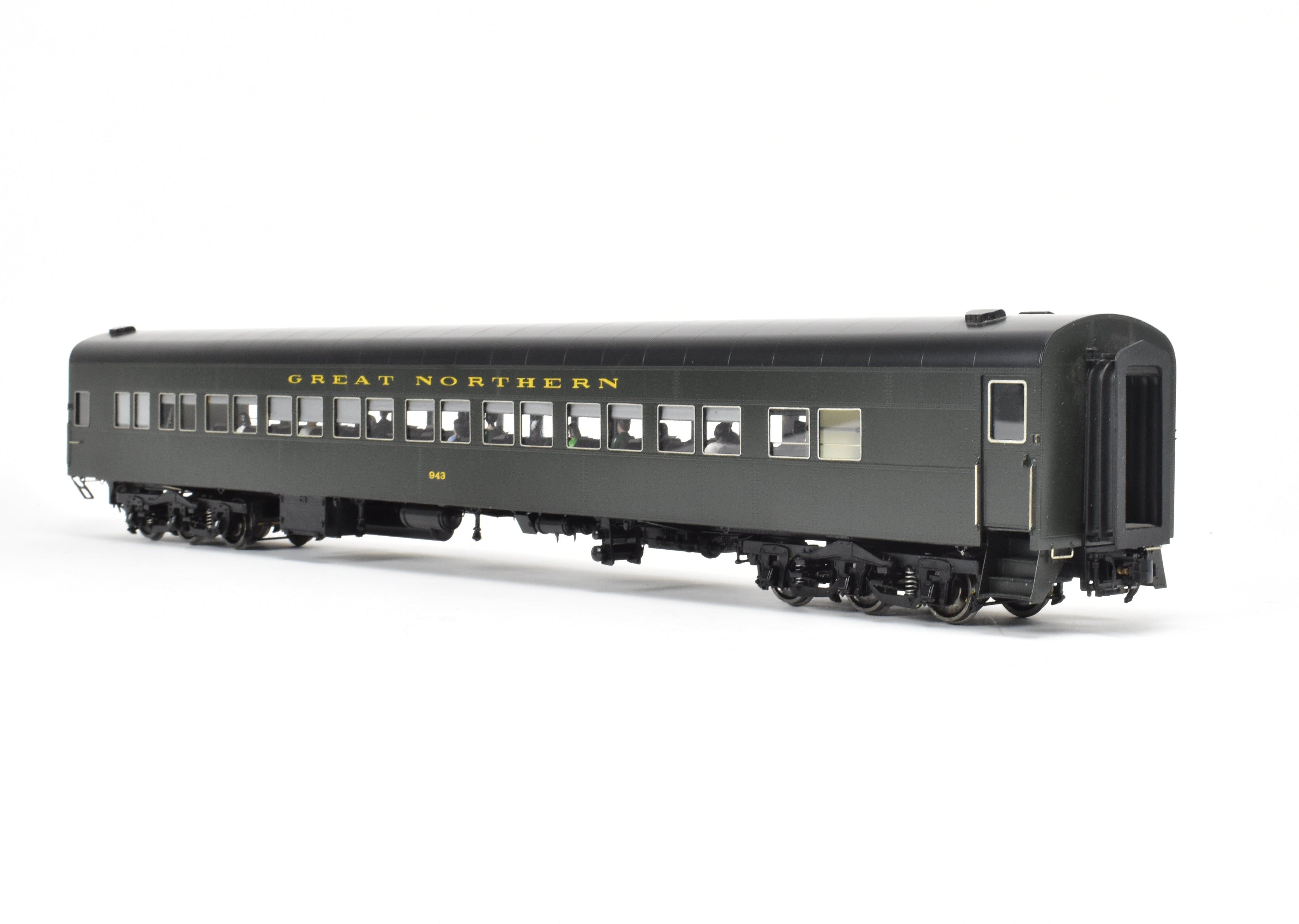 O Scale Precision Scale Co. (PSC) Brass Great Northern First Class HW Streamlined Chair Car Model F/P #943 - Without Original Box