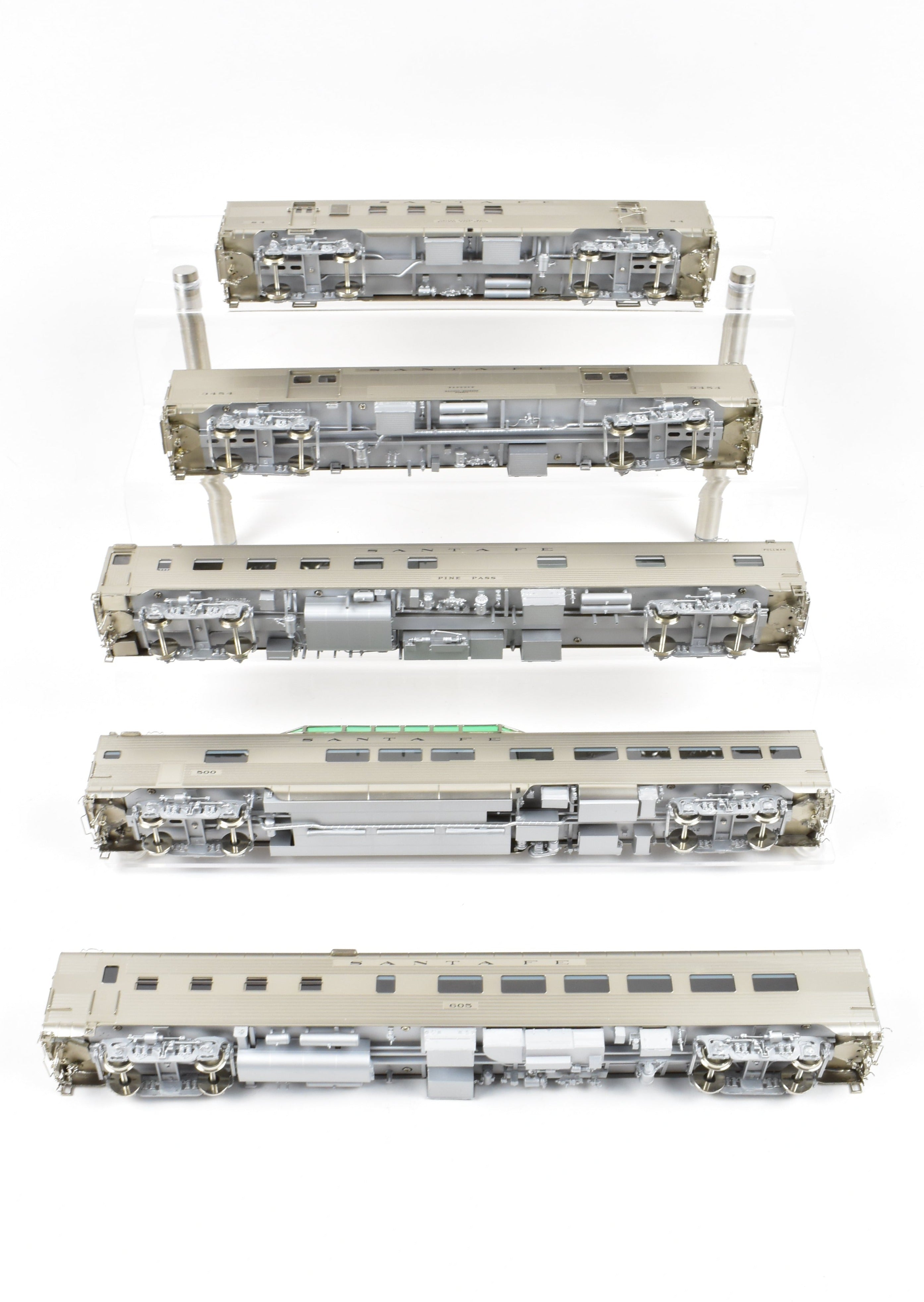 1951 ATSF Santa Fe Super Chief 10-Car Set by HO Brass CIL - Challenger Imports