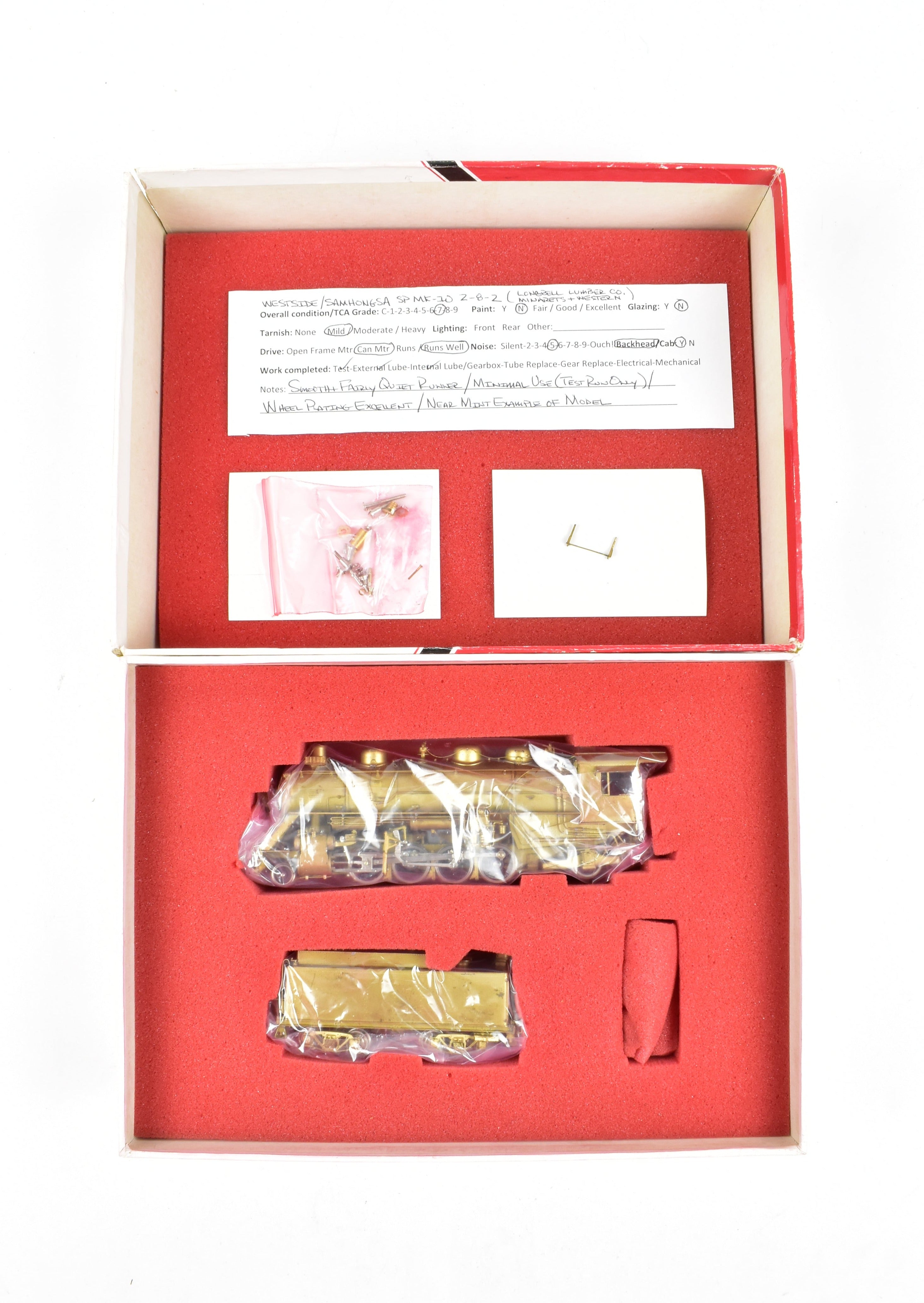 HO Scale Brass Model Train by Westside Model Co. - Southern Pacific 2-8-2 MK-10 Replica