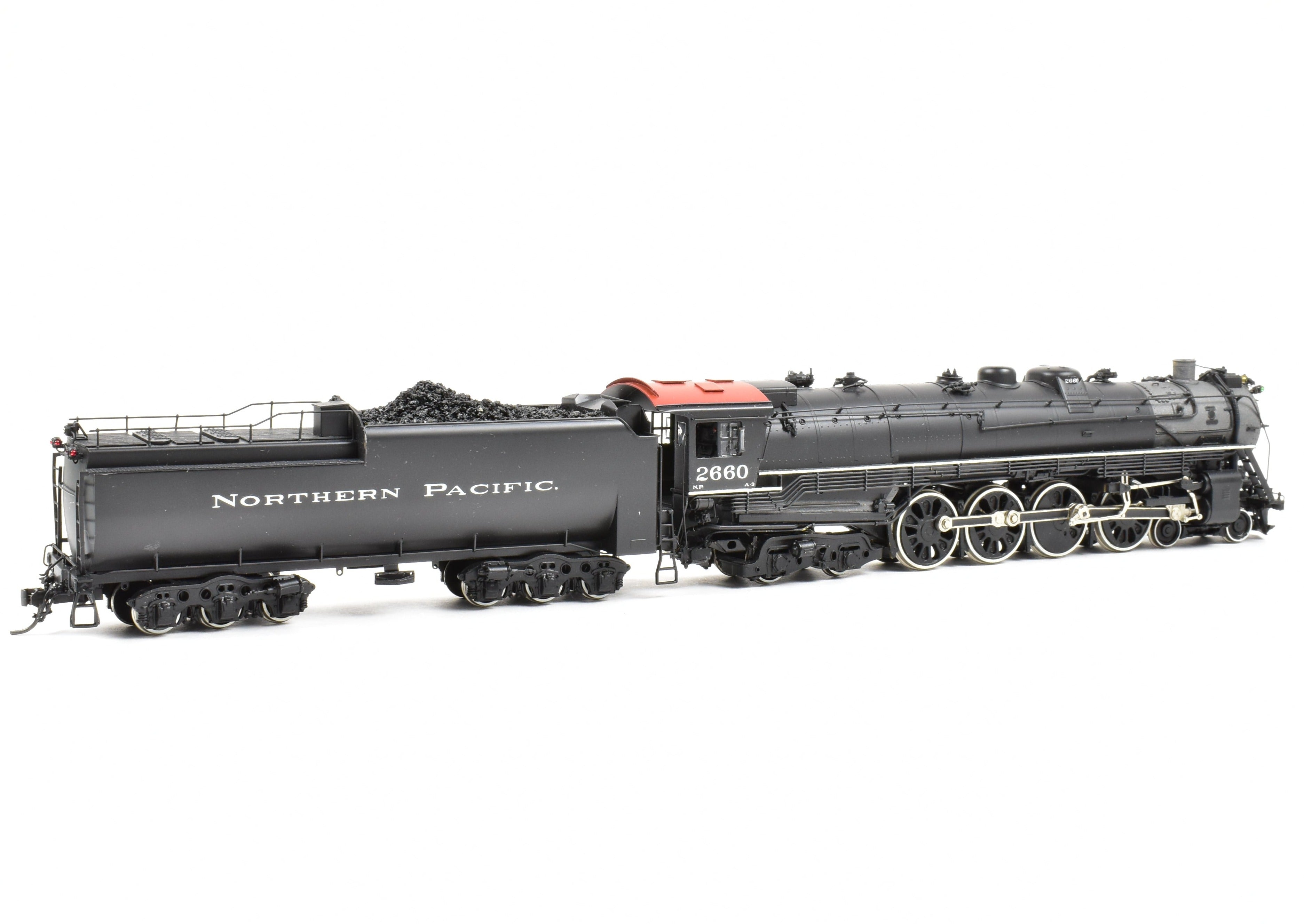 HO Scale Brass PFM - Fujiyama Northern Pacific 4-8-4 Class A-3 Pro-Painted Crown No. 2660