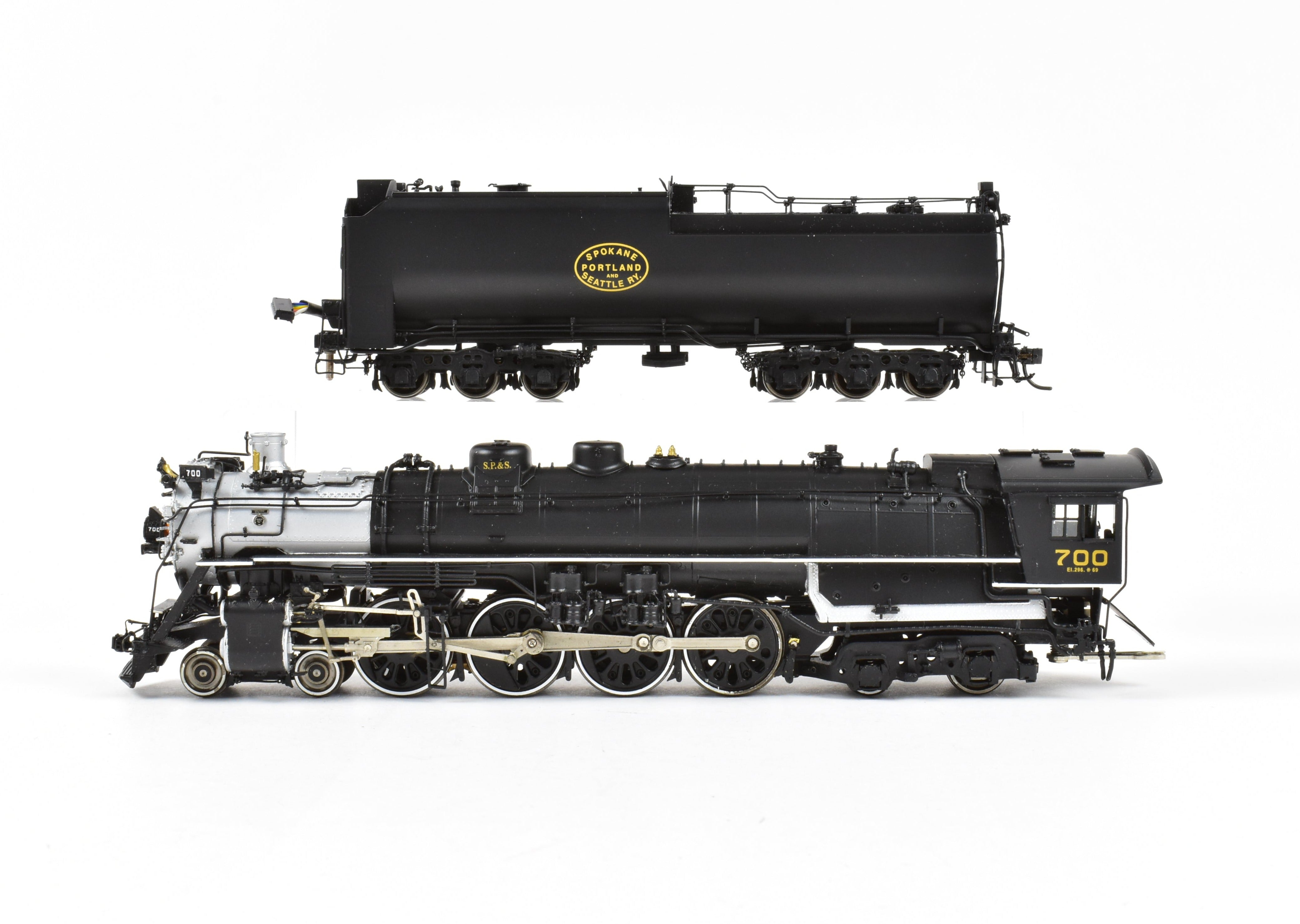 Sunset Models HO Brass SP&S E-1 4-8-4 FP #700 with QSI DCC & Sound