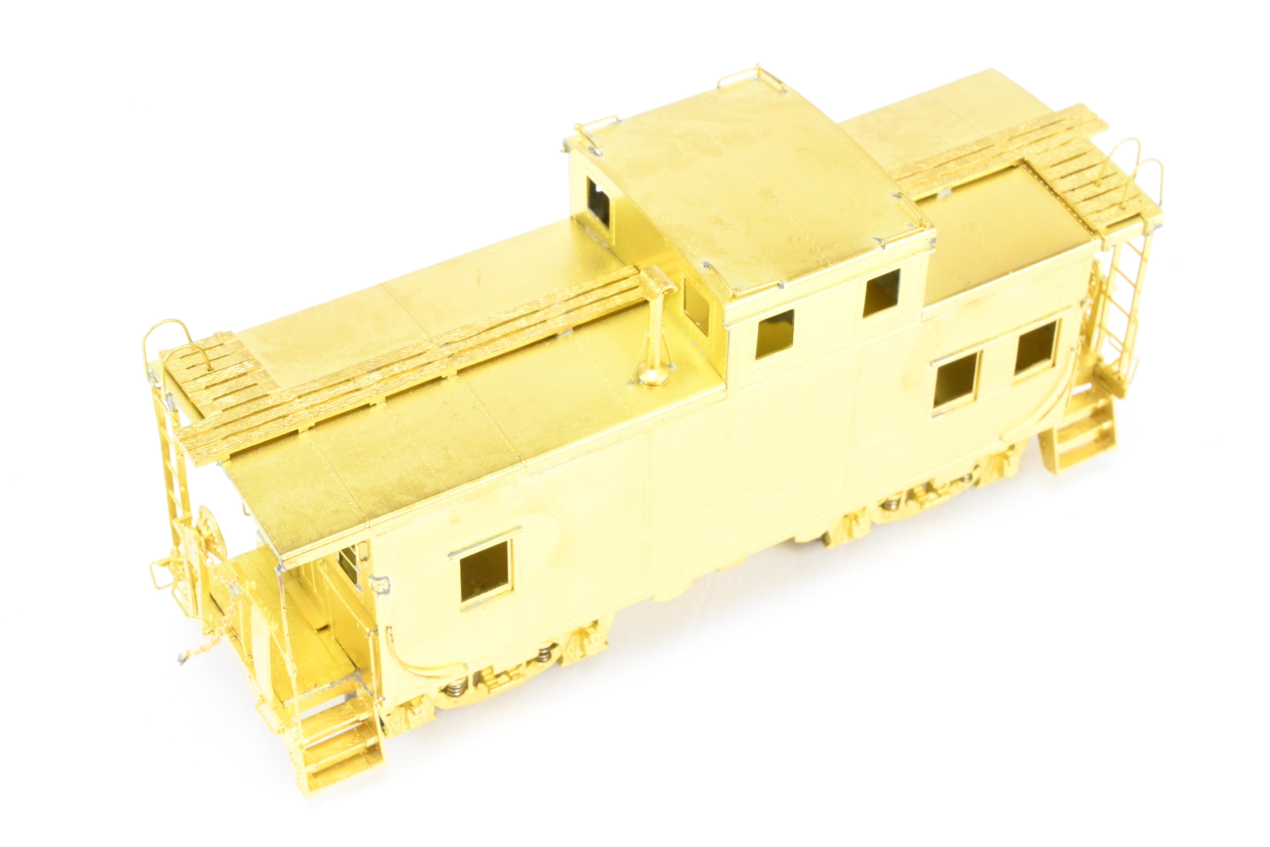 HO Scale Brass OMI - Overland Models, Inc. Erie Railroad Offset Cupola Caboose Models of Nos. C - 110 - 169 Riveted Design with Belt Rail from the 1951 Era