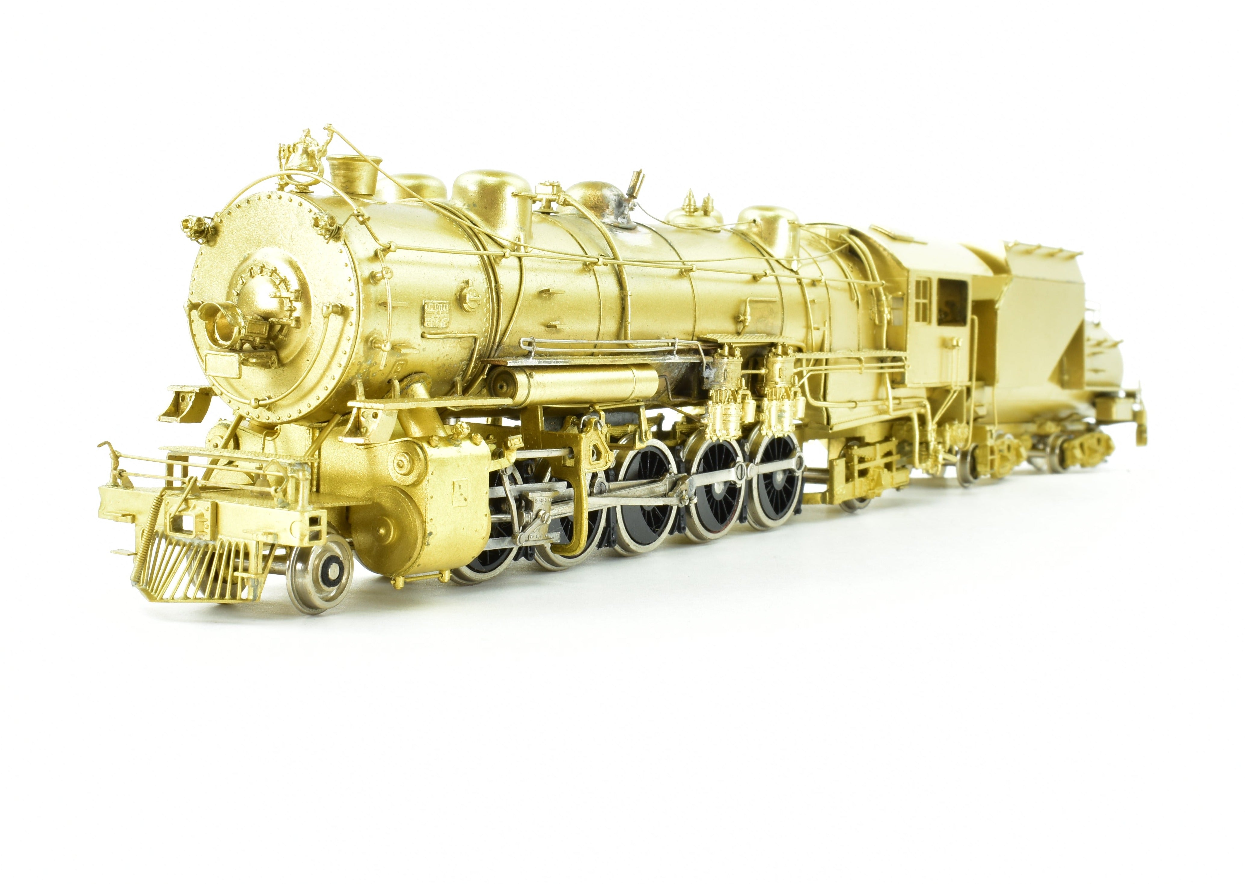 HO Scale Brass ALCO Model Erie Railroad R - 1 2 - 10 - 0 Santa Fe Steam Locomotive Model