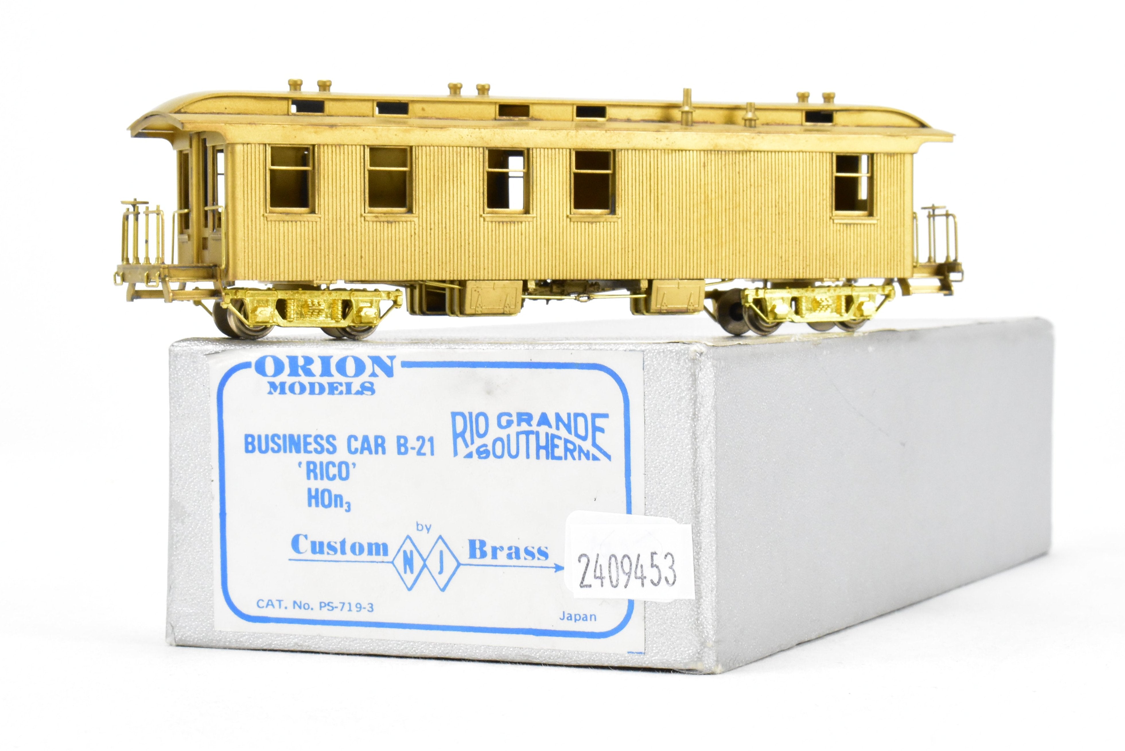 1976 HOn3 Brass NJ Custom Rio Grande Southern B-21 Rico Business Car Model