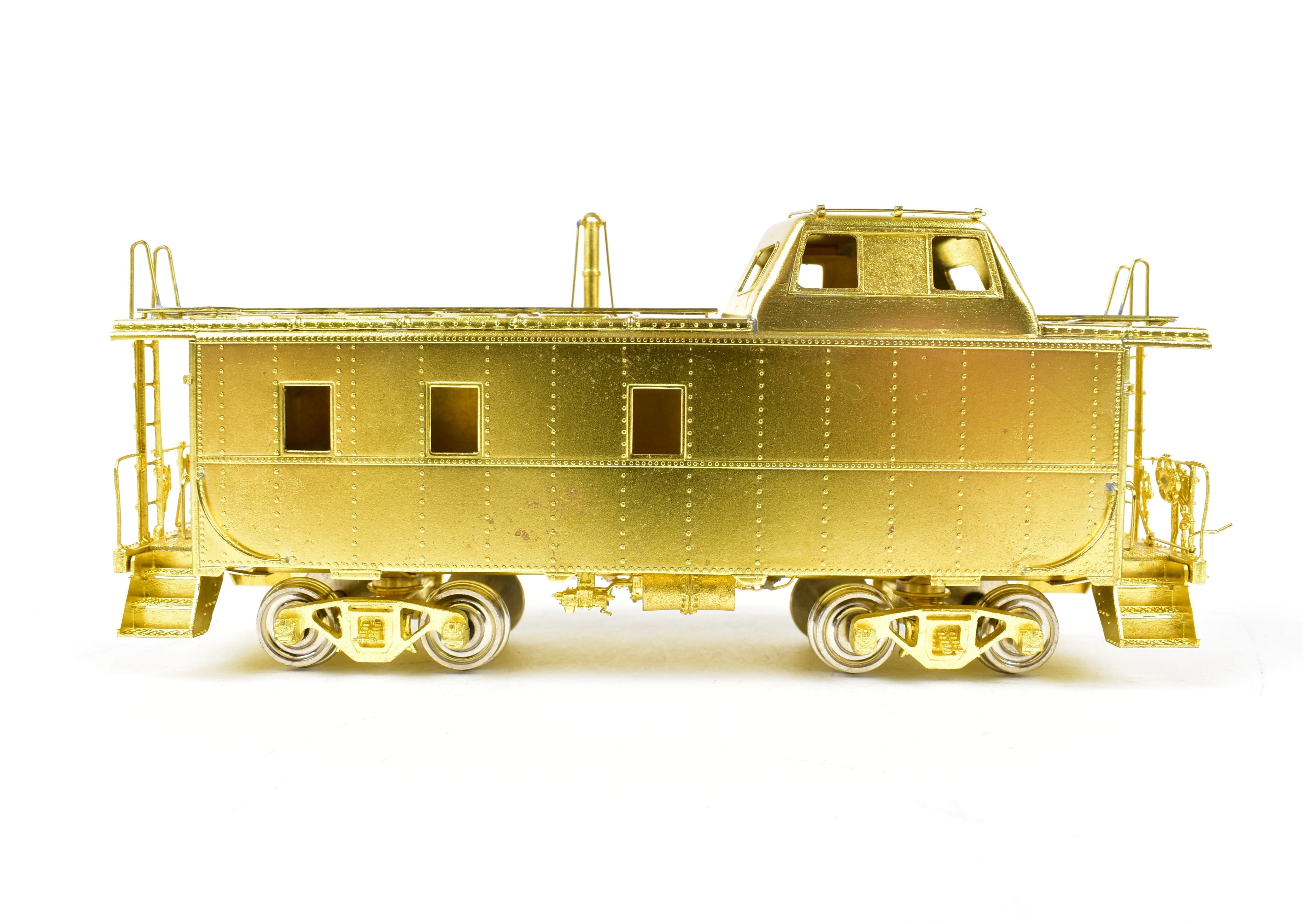 HO Scale Brass Model Train - Overland Models, Inc. Ann Arbor Streamlined Cupola Caboose from #2831 - 2846 Series