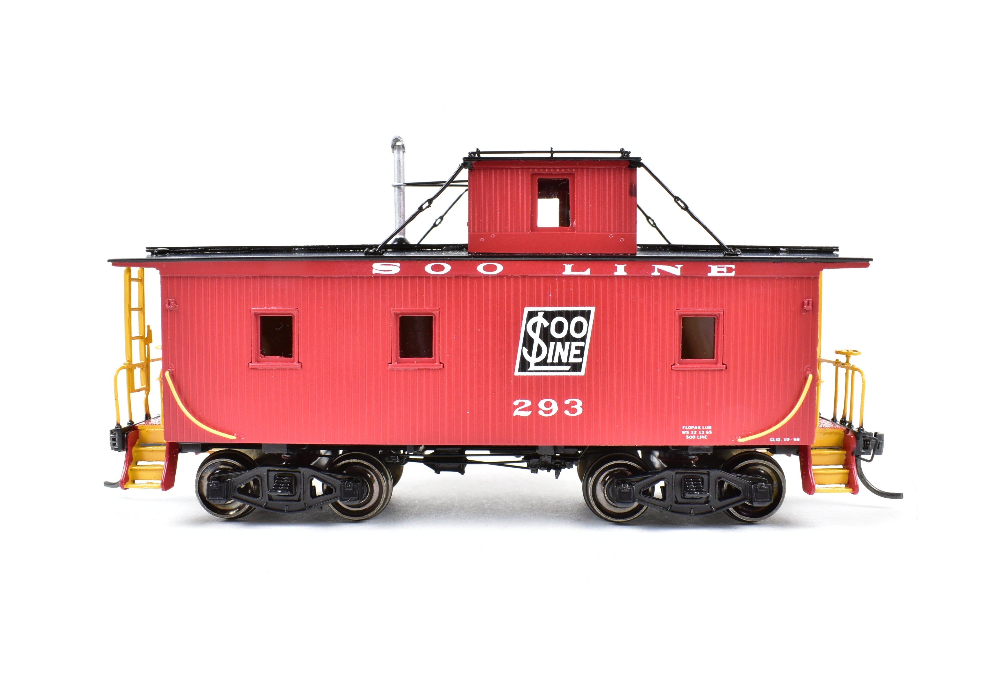 1996 HO Brass OMI Soo Line Shorty Wood Sheath Caboose FP No. 293
