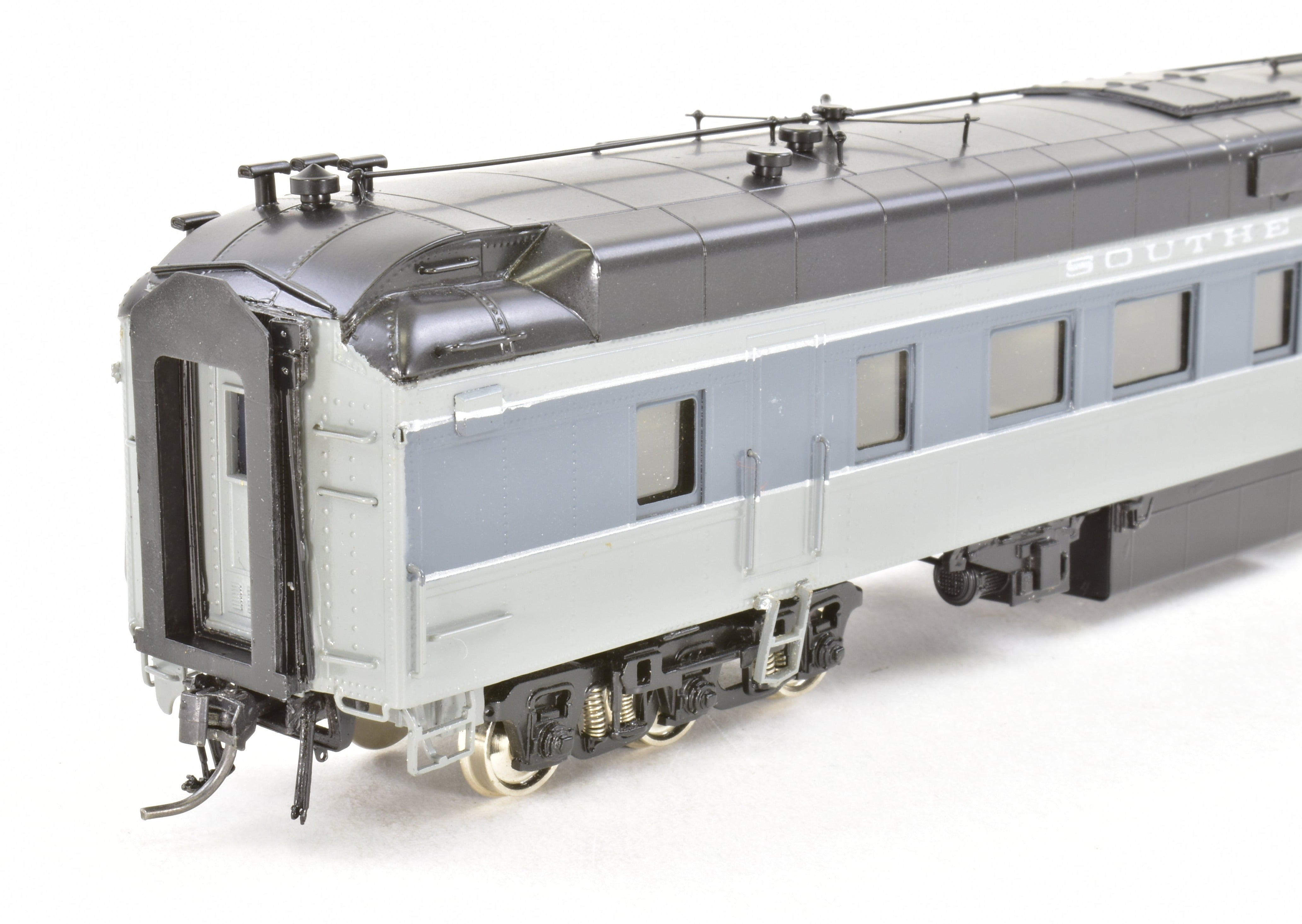 HO Brass Precision Scale Co. SP Southern Pacific Business Official Car in Two-Tone Grey