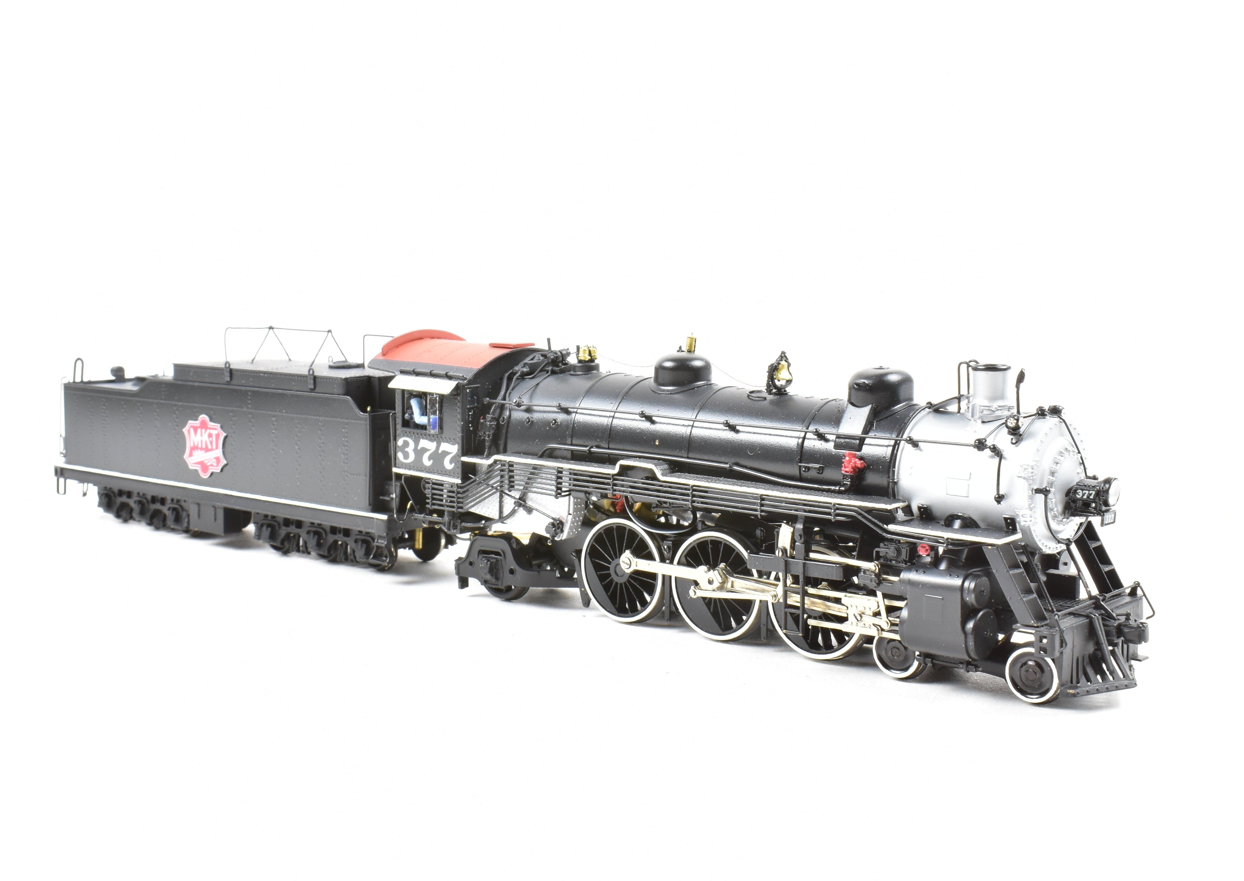 HO Scale Brass Hallmark Models MKT - Missouri Kansas Texas 4-6-2 H-3A Pacific Professional Painted Locomotive Model #377