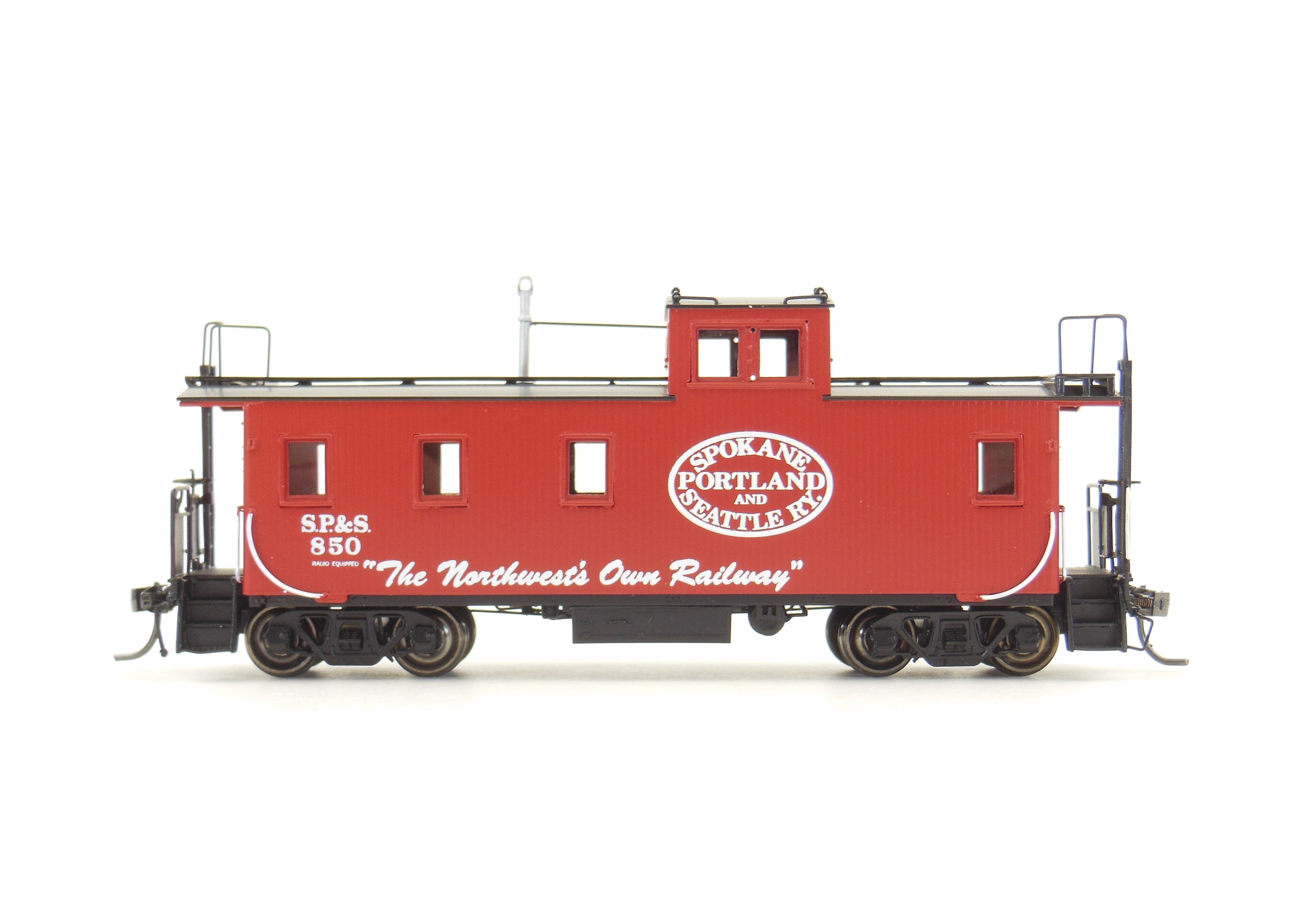 HO Brass OMI SP&S 30' Wood Caboose FP #850 by Overland Models, Inc.