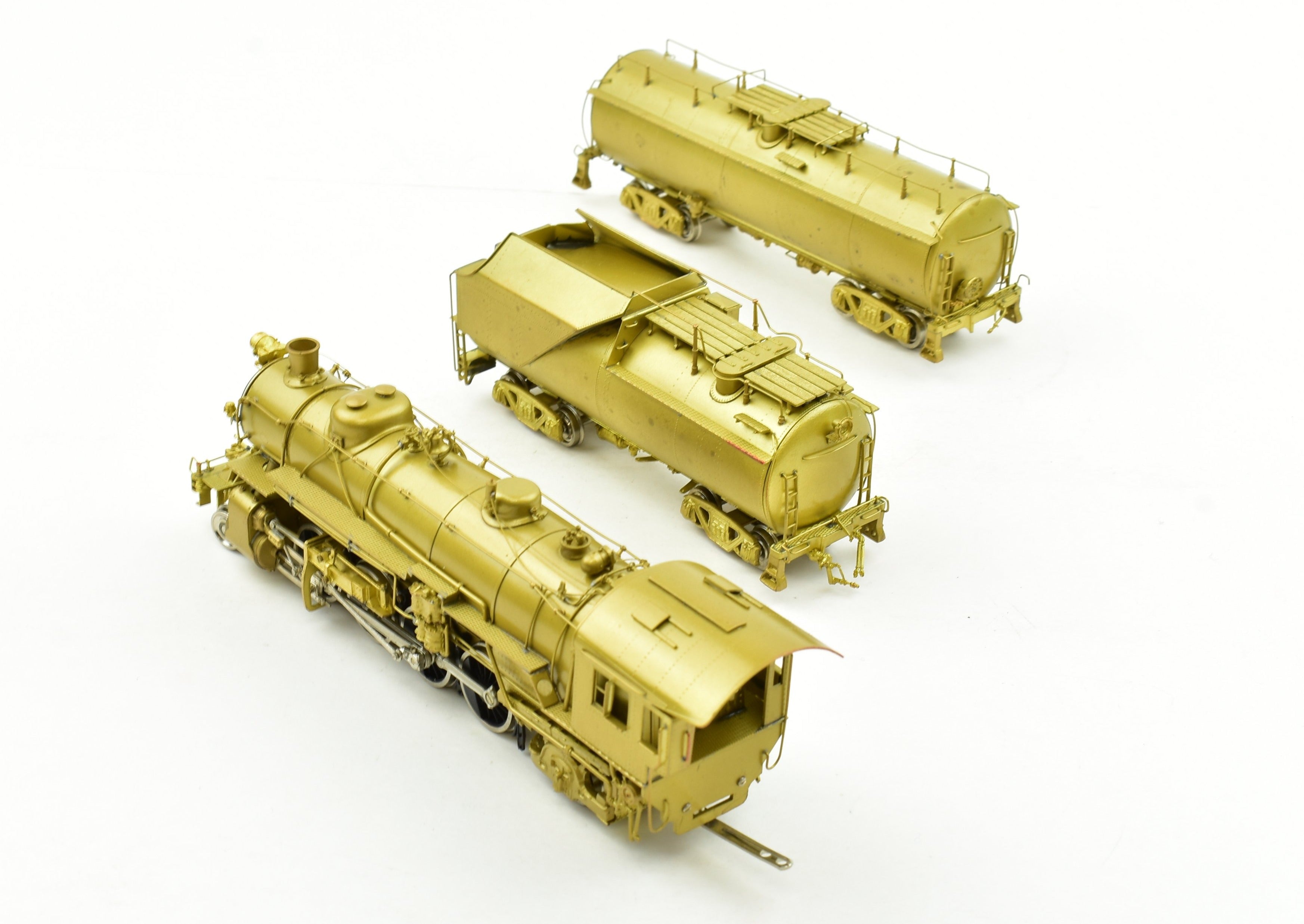 HO Scale Brass Model Train - Westside Model Co. Baltimore & Ohio Q - 4b 2 - 8 - 2 Mikado Steam Locomotive With Auxiliary Tender