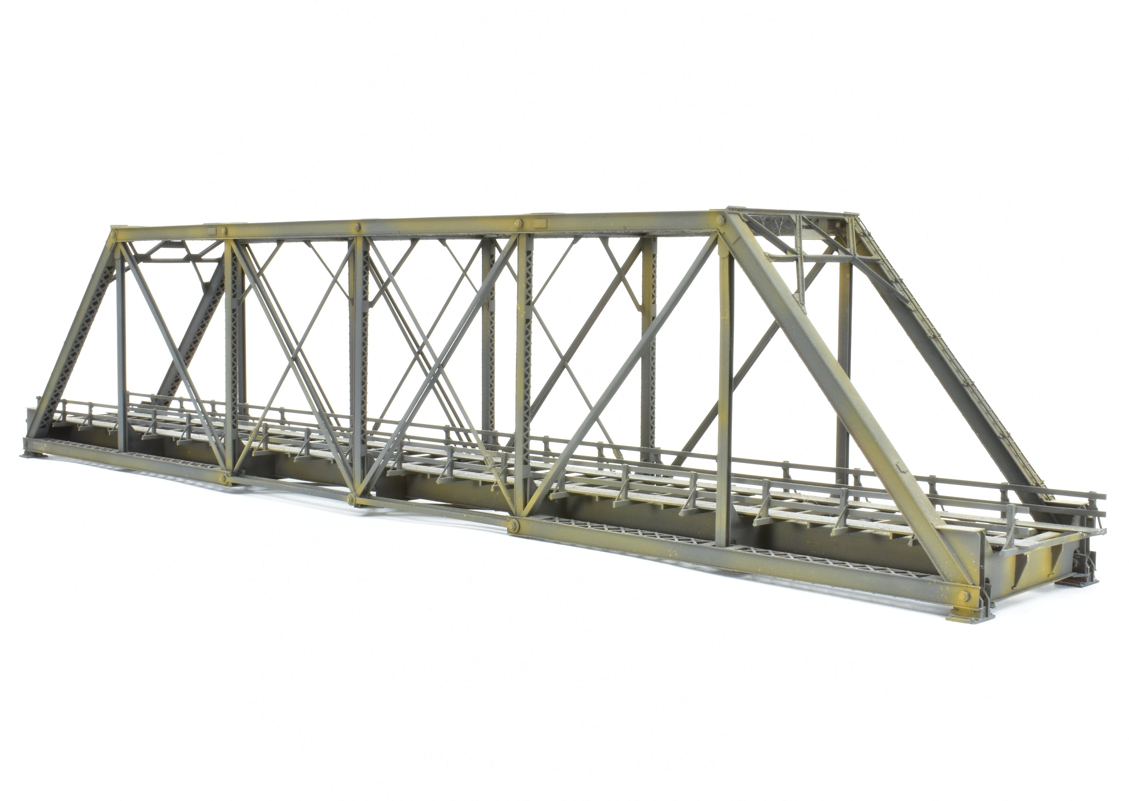 HO Scale Brass OMI - Overland Models, Inc 167-Foot Pin Connected Bridge for Various Roads in CP Black Color Model Train Accessory