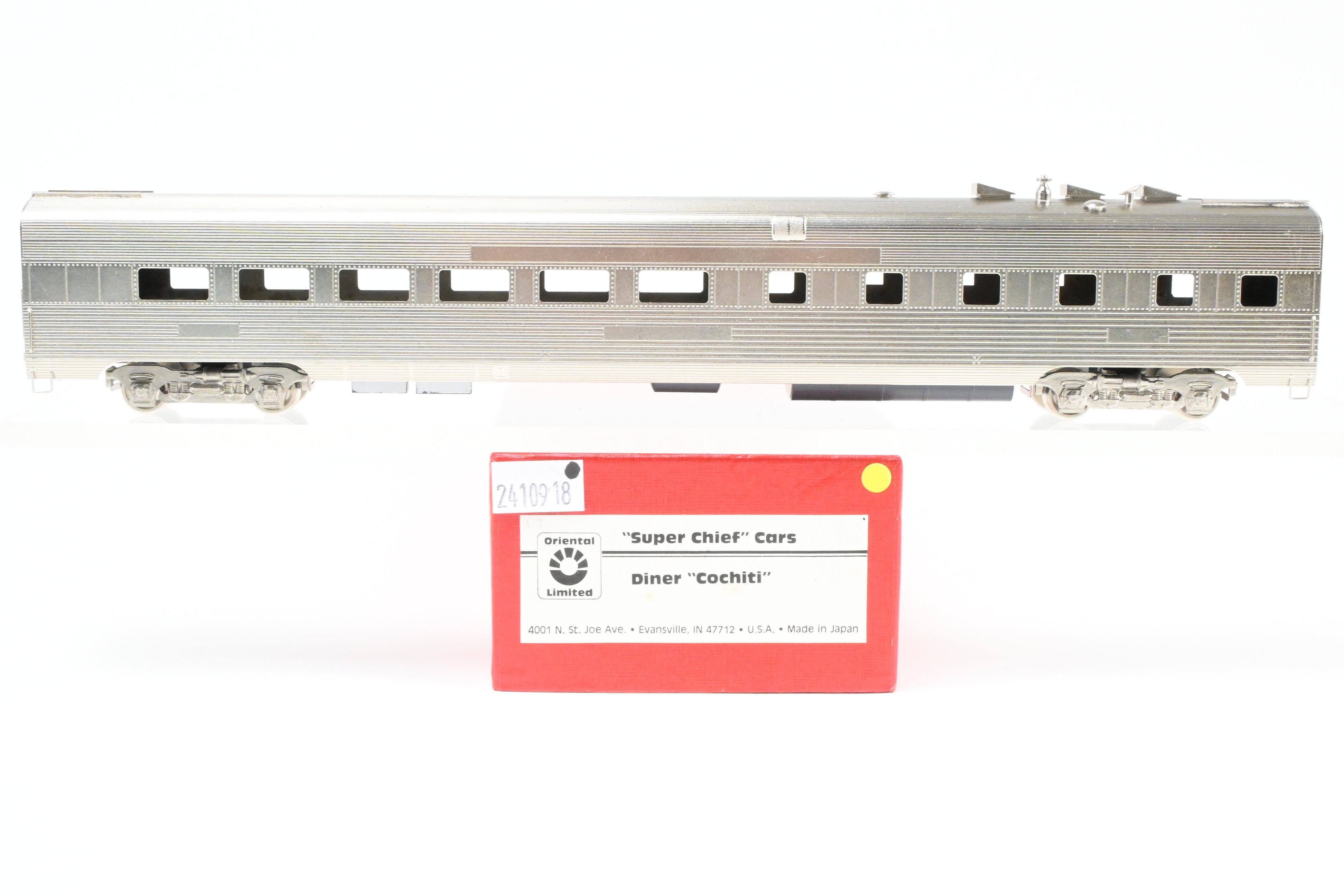 HO Brass Oriental Limited ATSF Santa Fe Super Chief Cochiti Diner Car