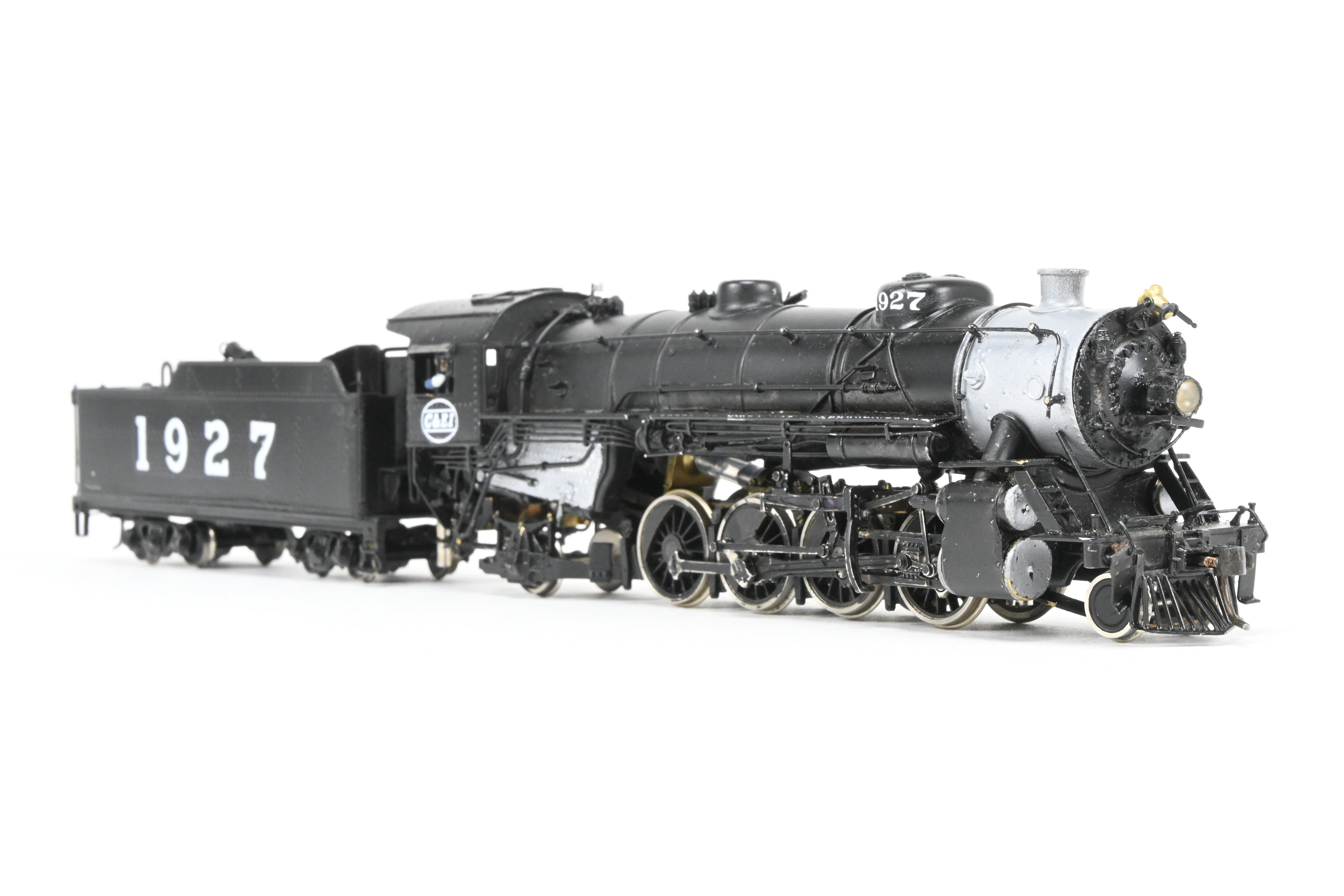 HO Scale Brass Akane 2-8-2 Light Mikado Custom Painted for C&EI USRA