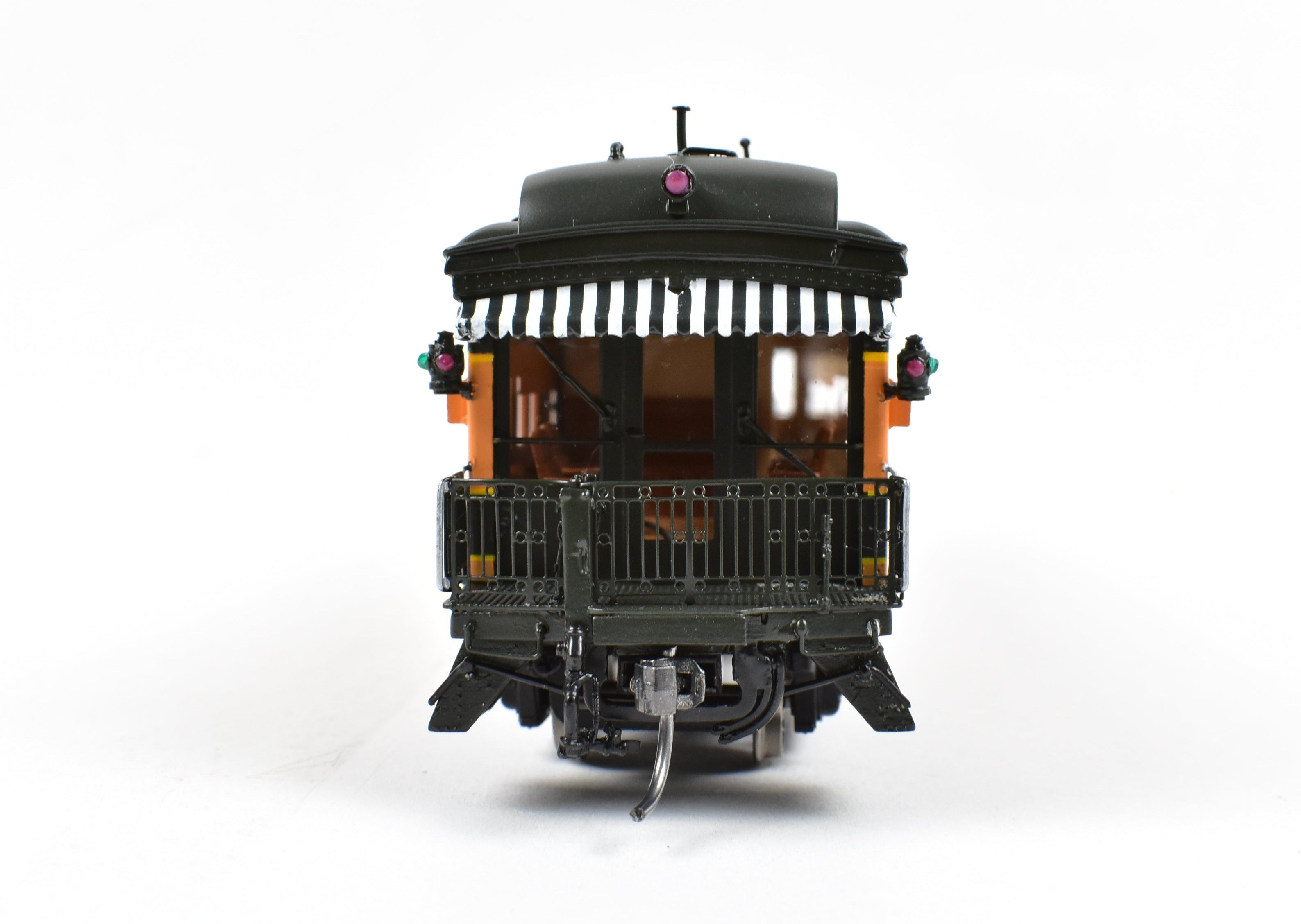 High - Quality HO Scale New Brass Model Train of North Bank Line and Great Northern 2nd A3 Business Car in Empire Builder Design